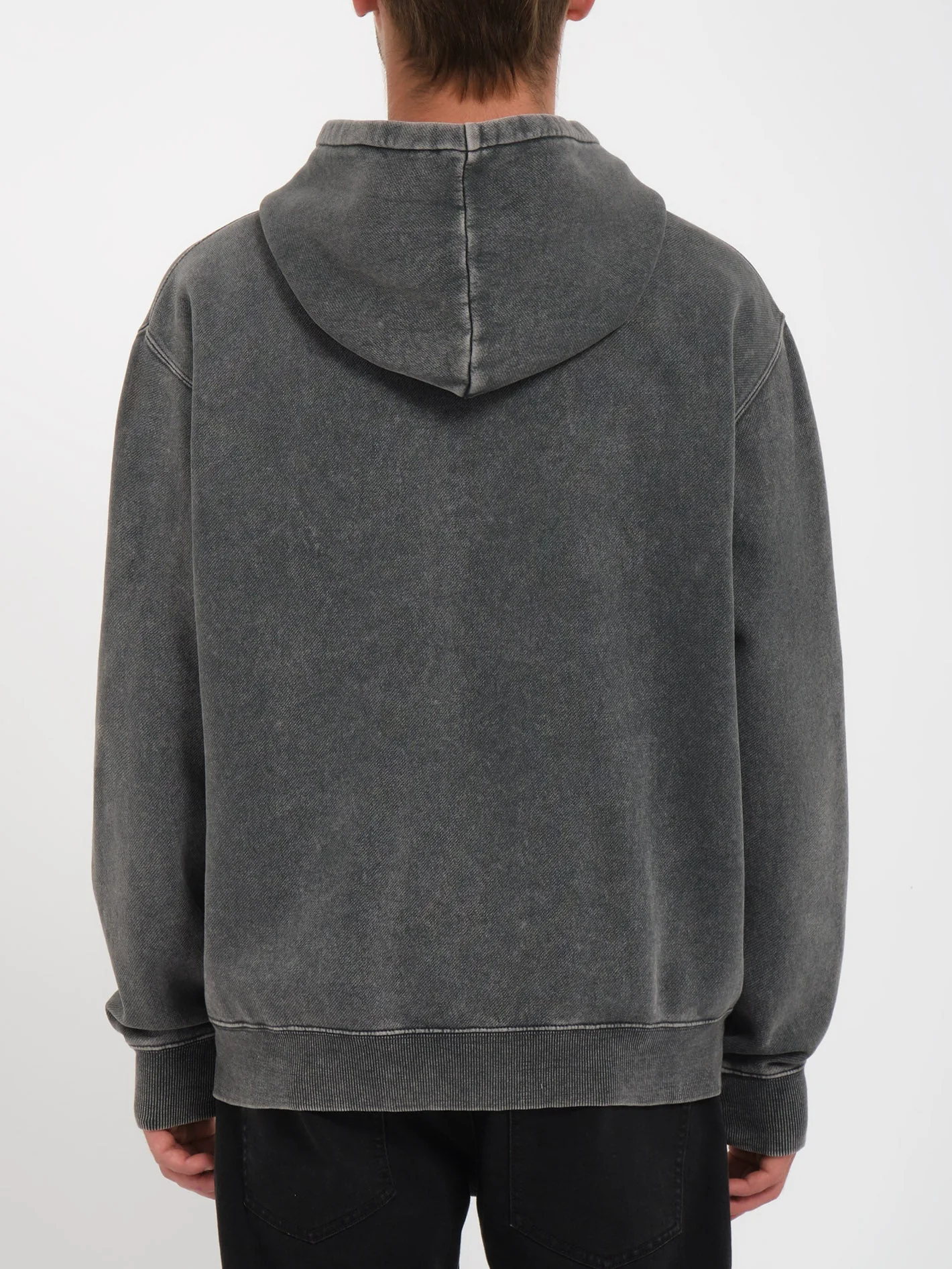 Sweat à capuche Zippé Issanka - BLACK - Image 2