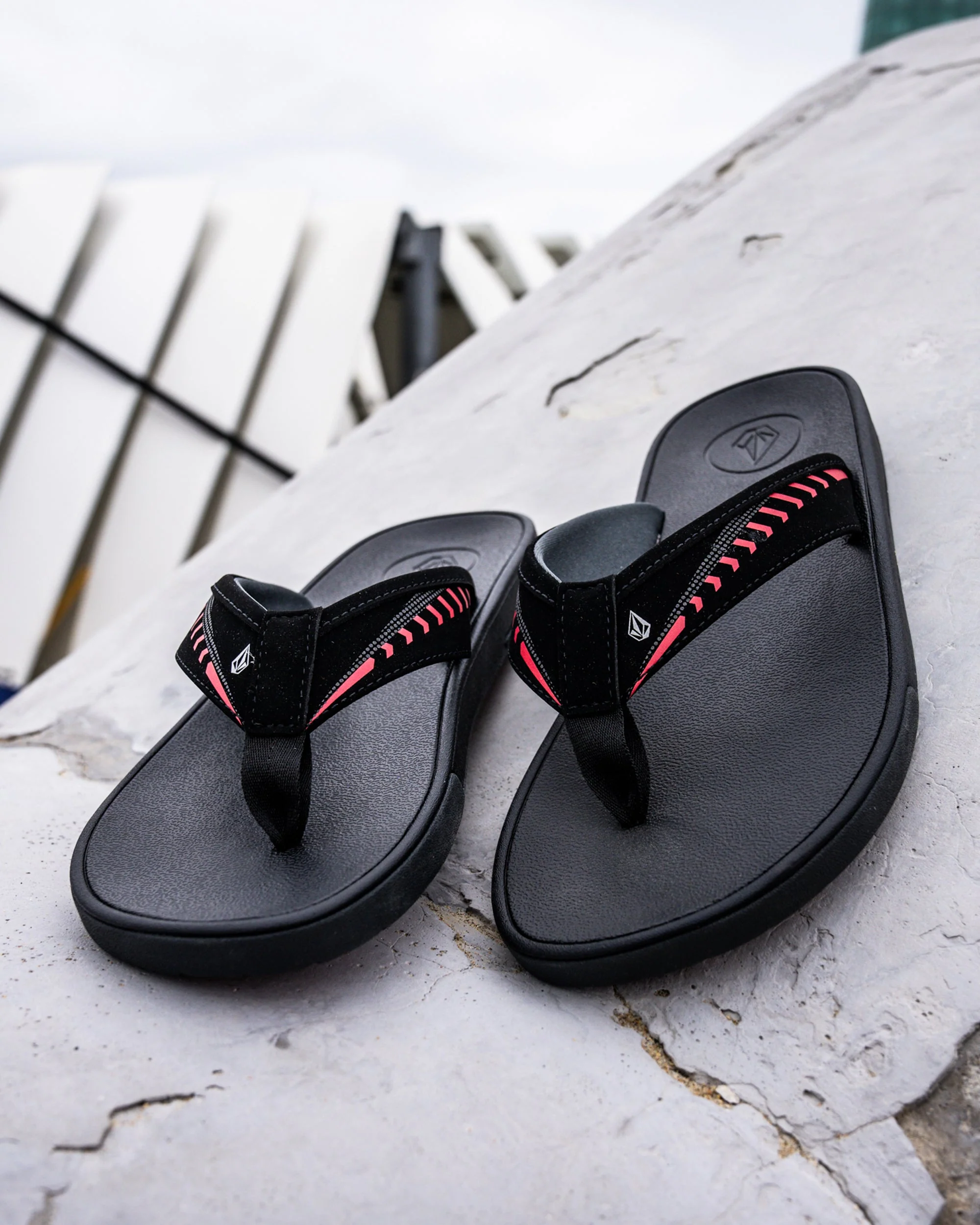 Sandales Jack Robinson - BLACK RED