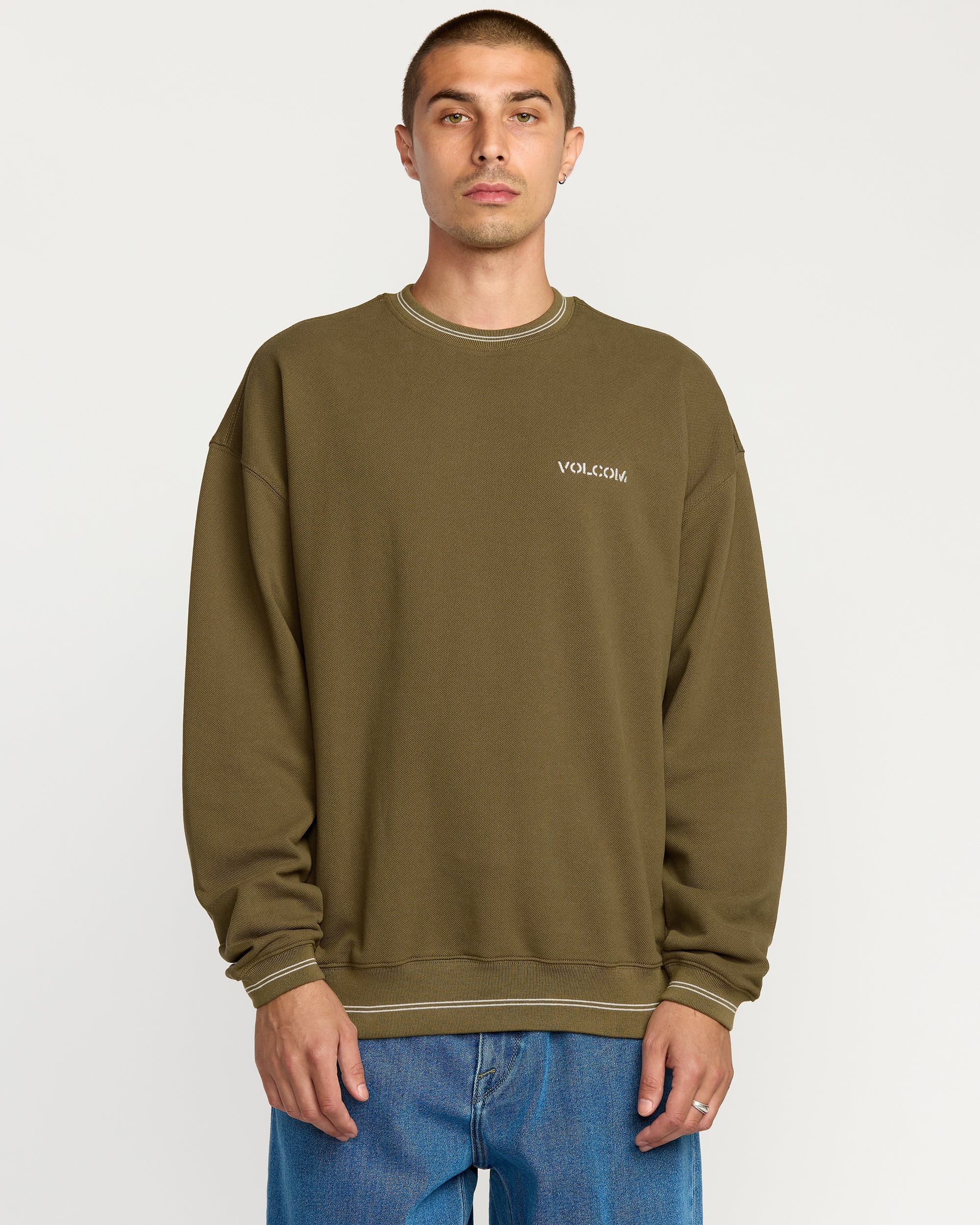 Sweatshirt K Stone - Sage Leaf