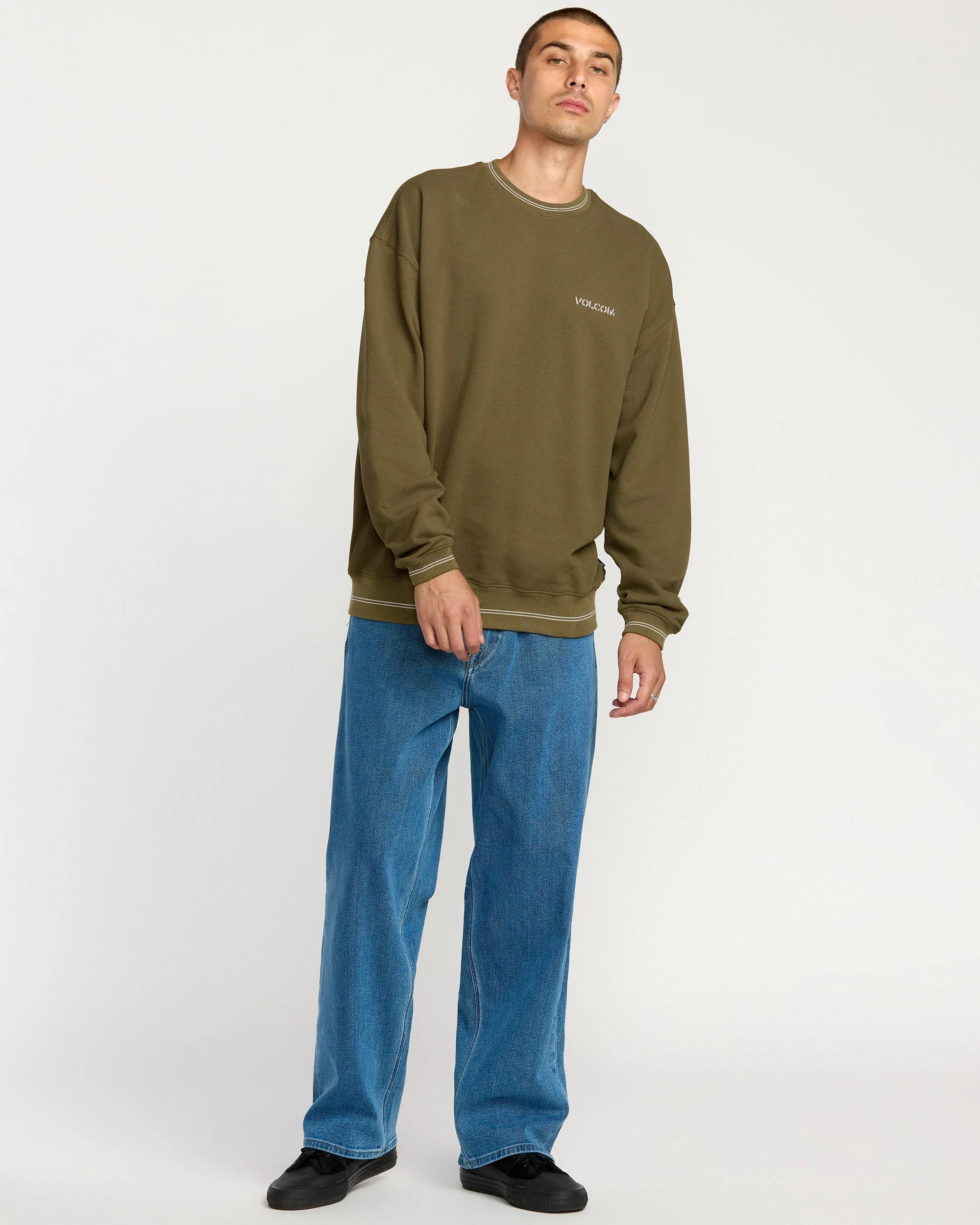 Sweatshirt K Stone - Sage Leaf - Image 6