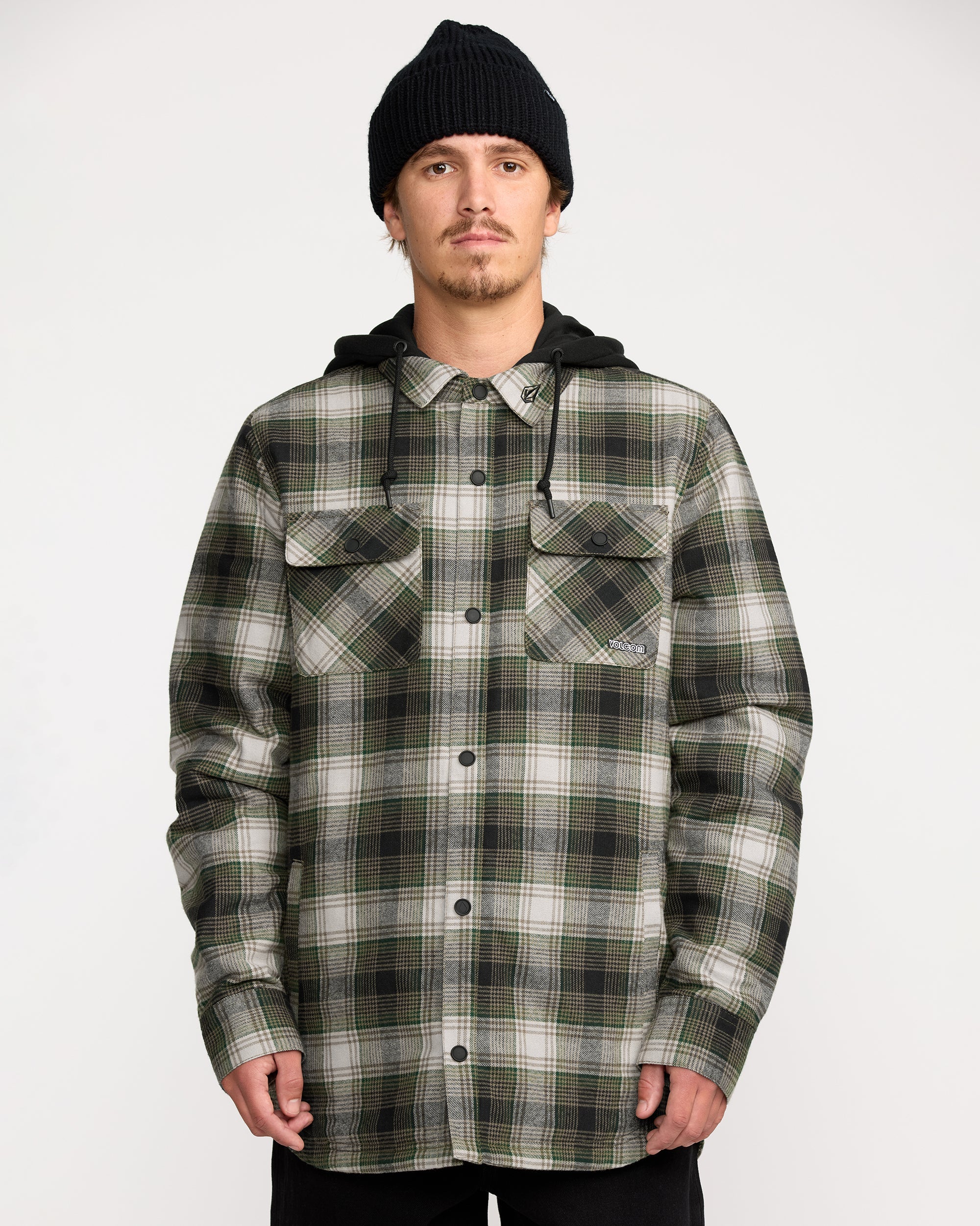 Veste Flannel Insulated Kenson - Black Green