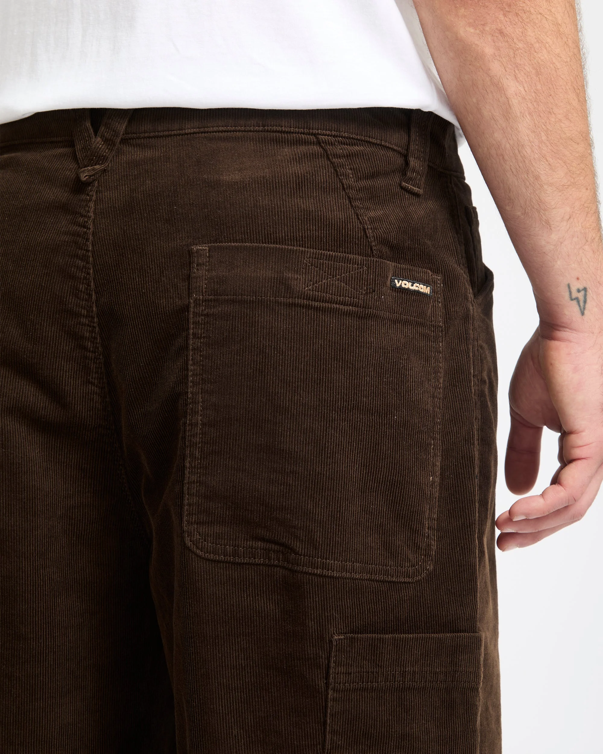 Pantalon Kraftsman Corduroy - Brown Stone - Image 3