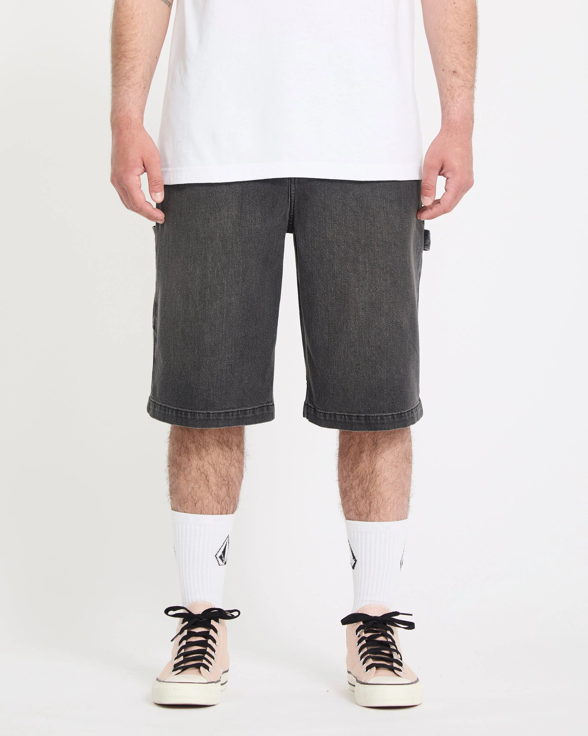 Short en denim Kraftsman II 24" - Black Grey - Image 3