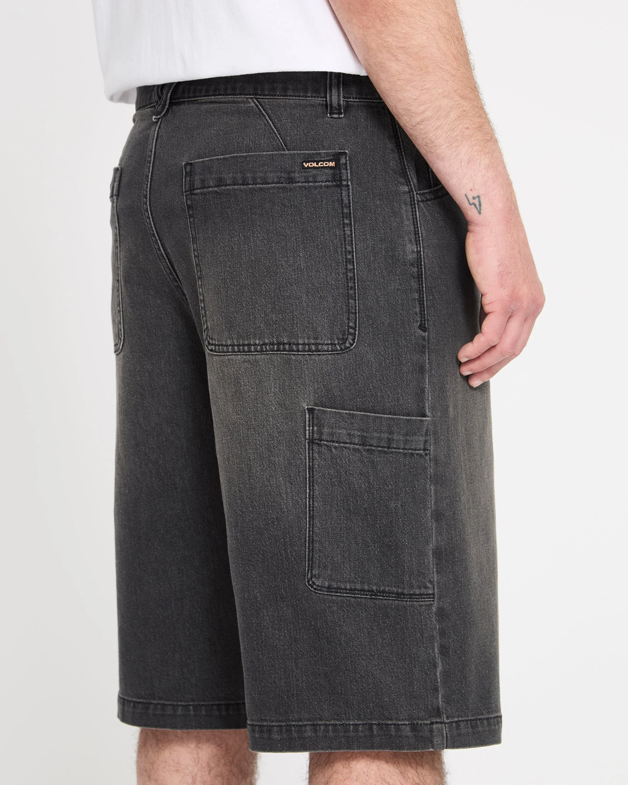 Short en denim Kraftsman II 24" - Black Grey - Image 7