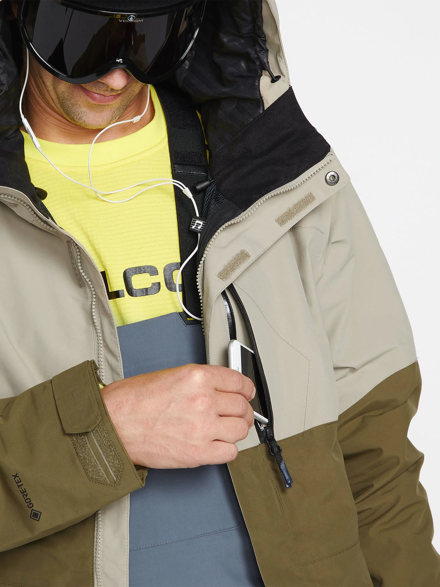 Veste de snow L Gore-Tex - Dark Khaki - Image 13