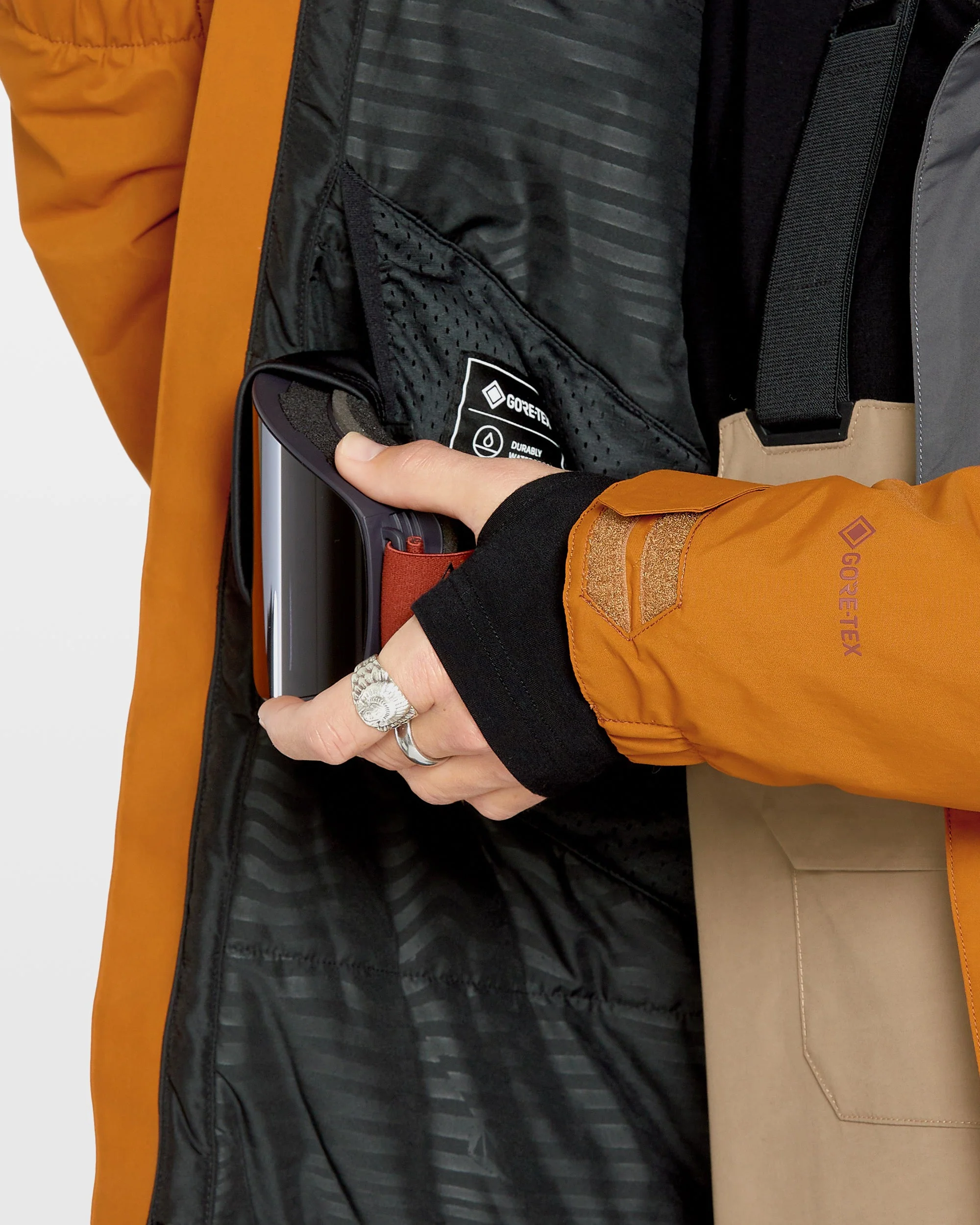 Veste L Gore-Tex - Caramel - Image 8