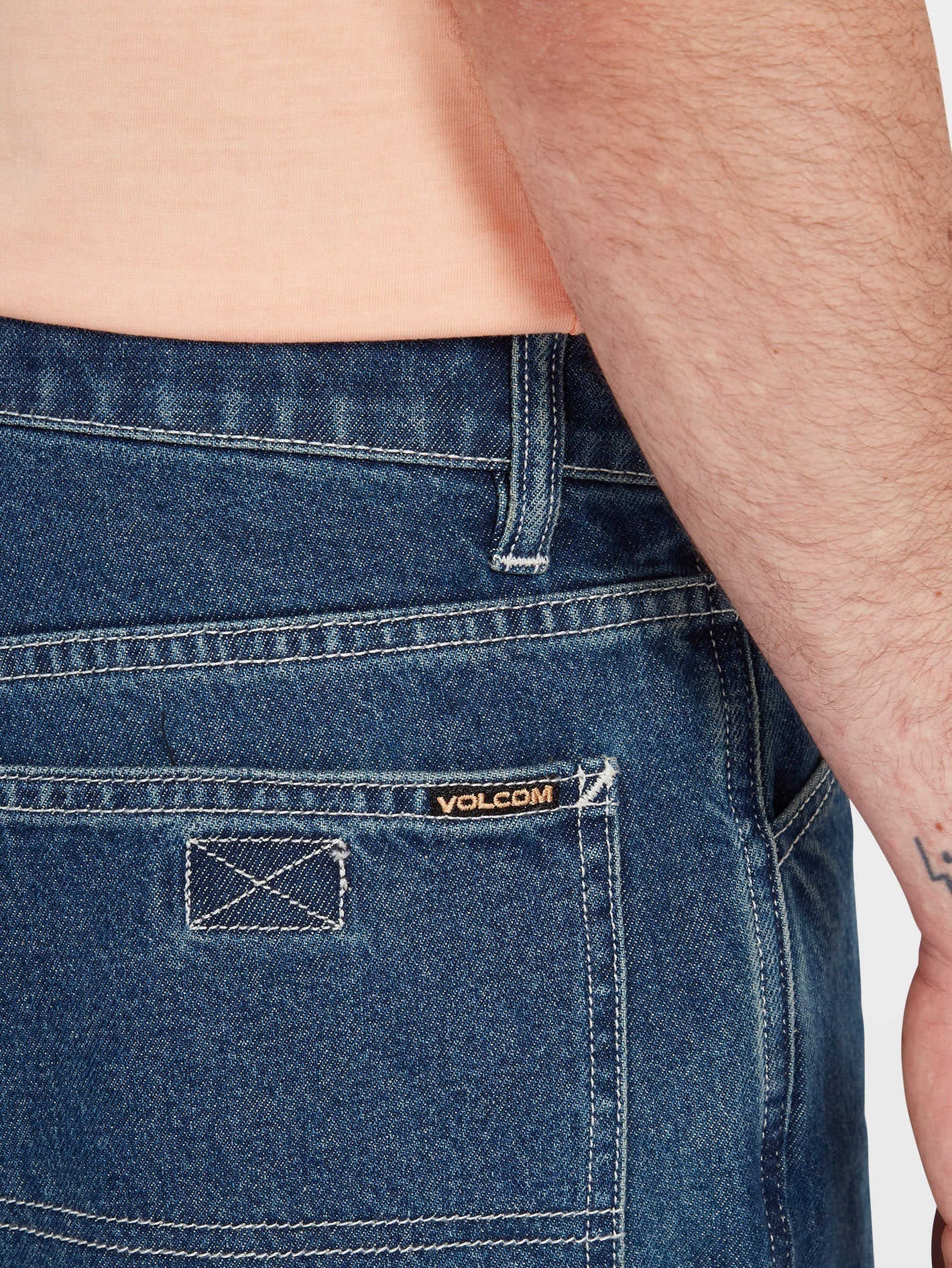 Short Labored Denim Utility - INDIGO RIDGE WASH - Image 11