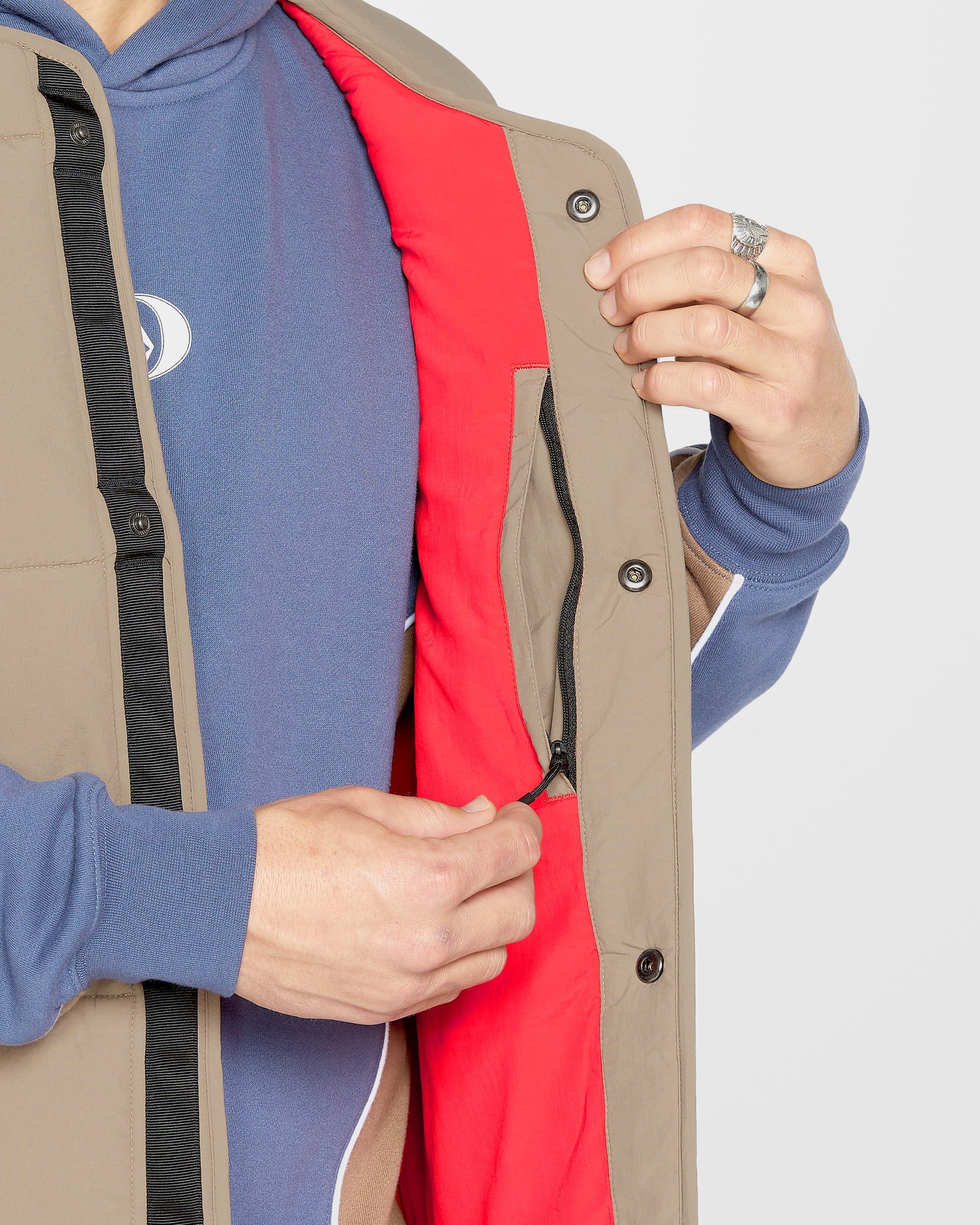 Veste sans manches Layered Up - Chestnut Brown - Image 7