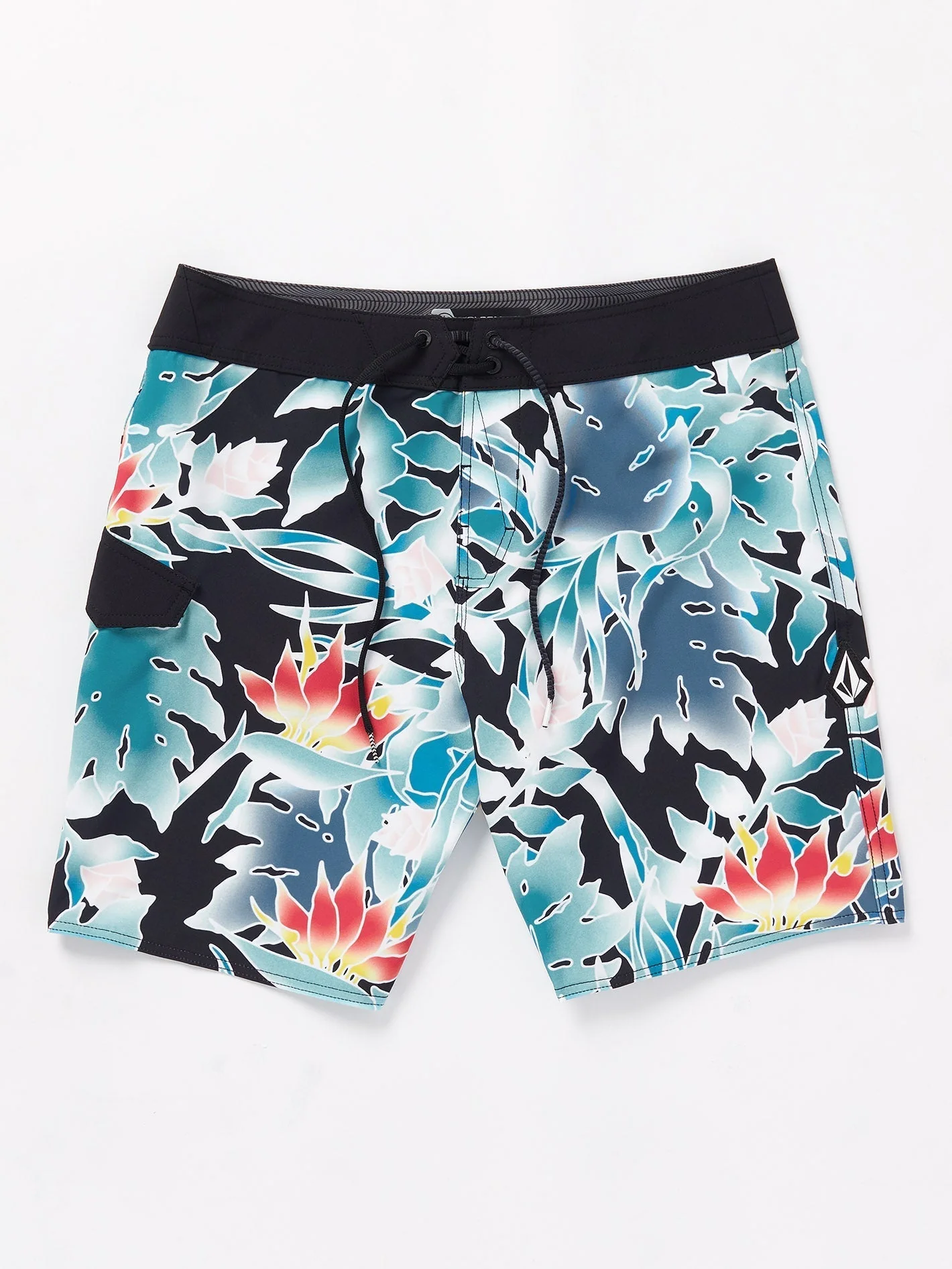 Boardshort Leaf It Mod 19" - BLACK - Image 3