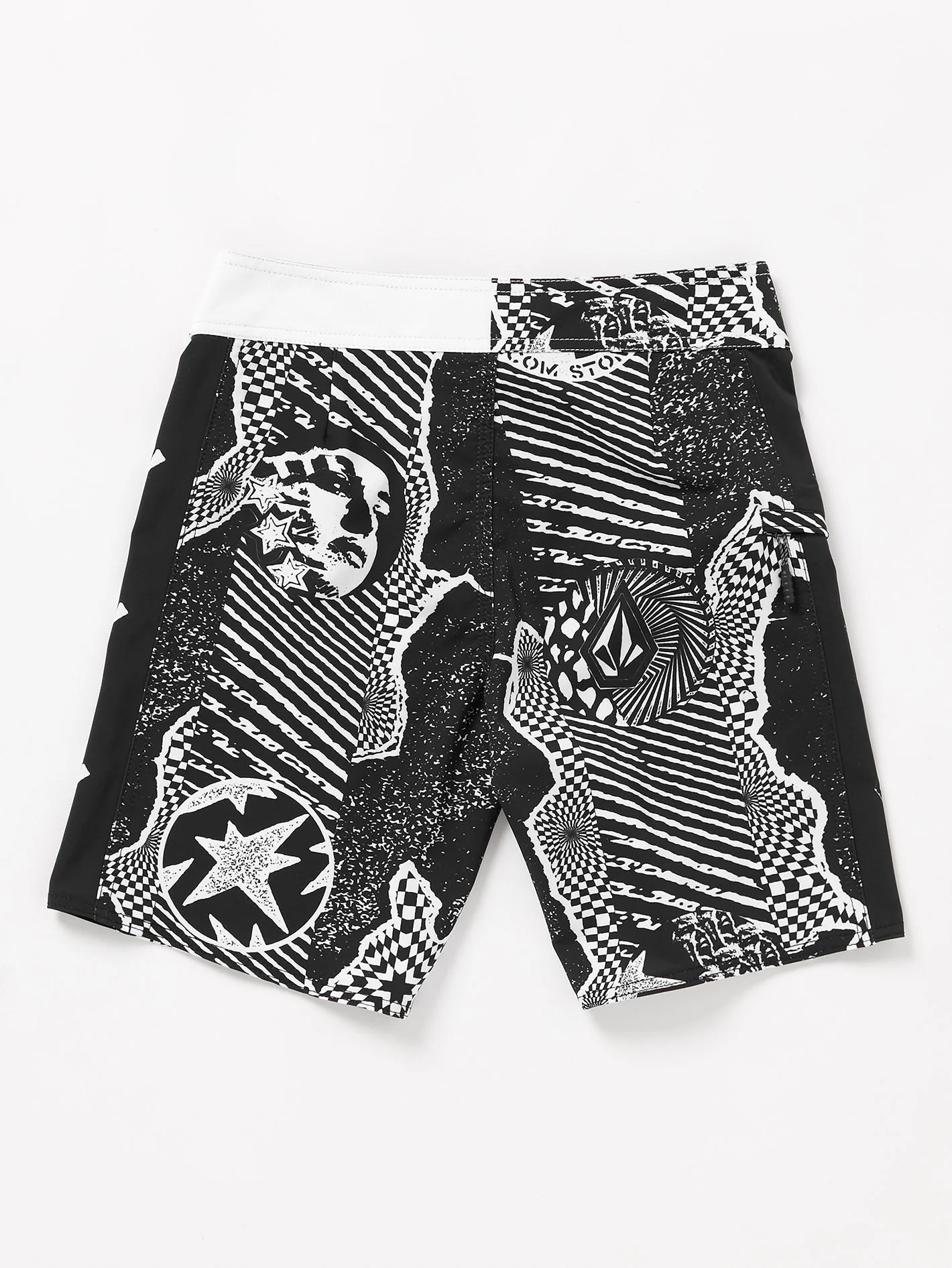 Boardshort Lido Iconic Mod - BLACK WHITE - (ENFANT) - Image 2
