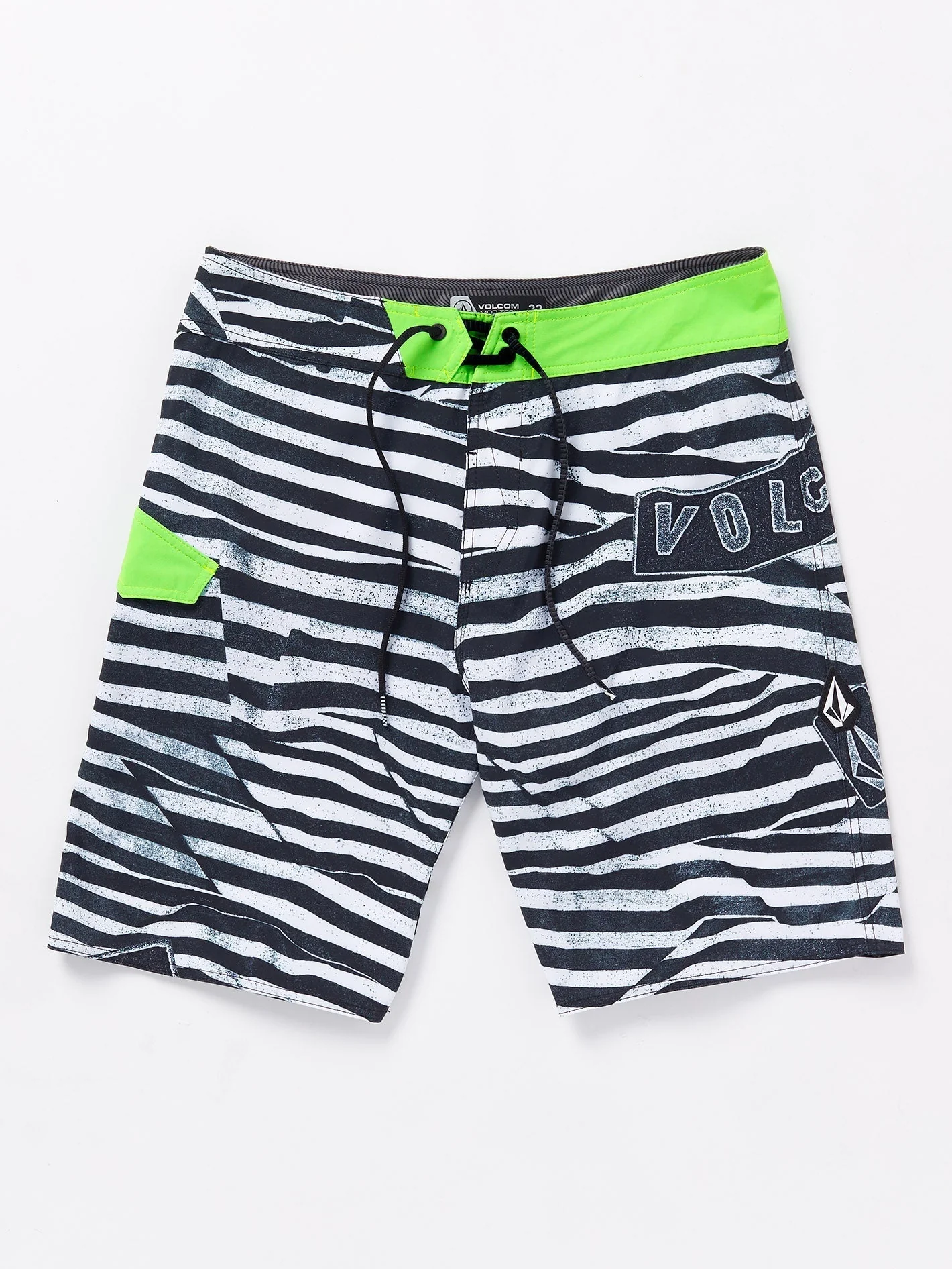 Boardshort Lido Print Mod 20" - ELECTRIC GREEN - Image 5