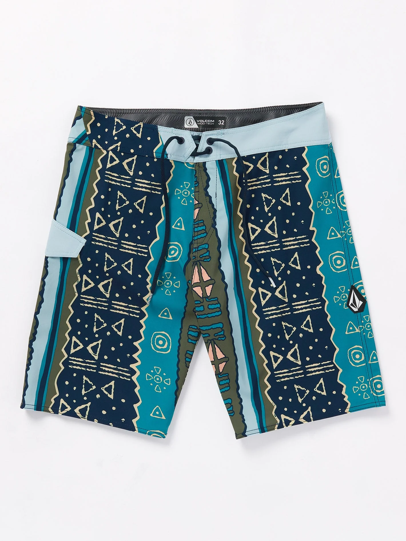 Boardshort Lido Print Mod 20" - OCEAN TEAL - Image 4