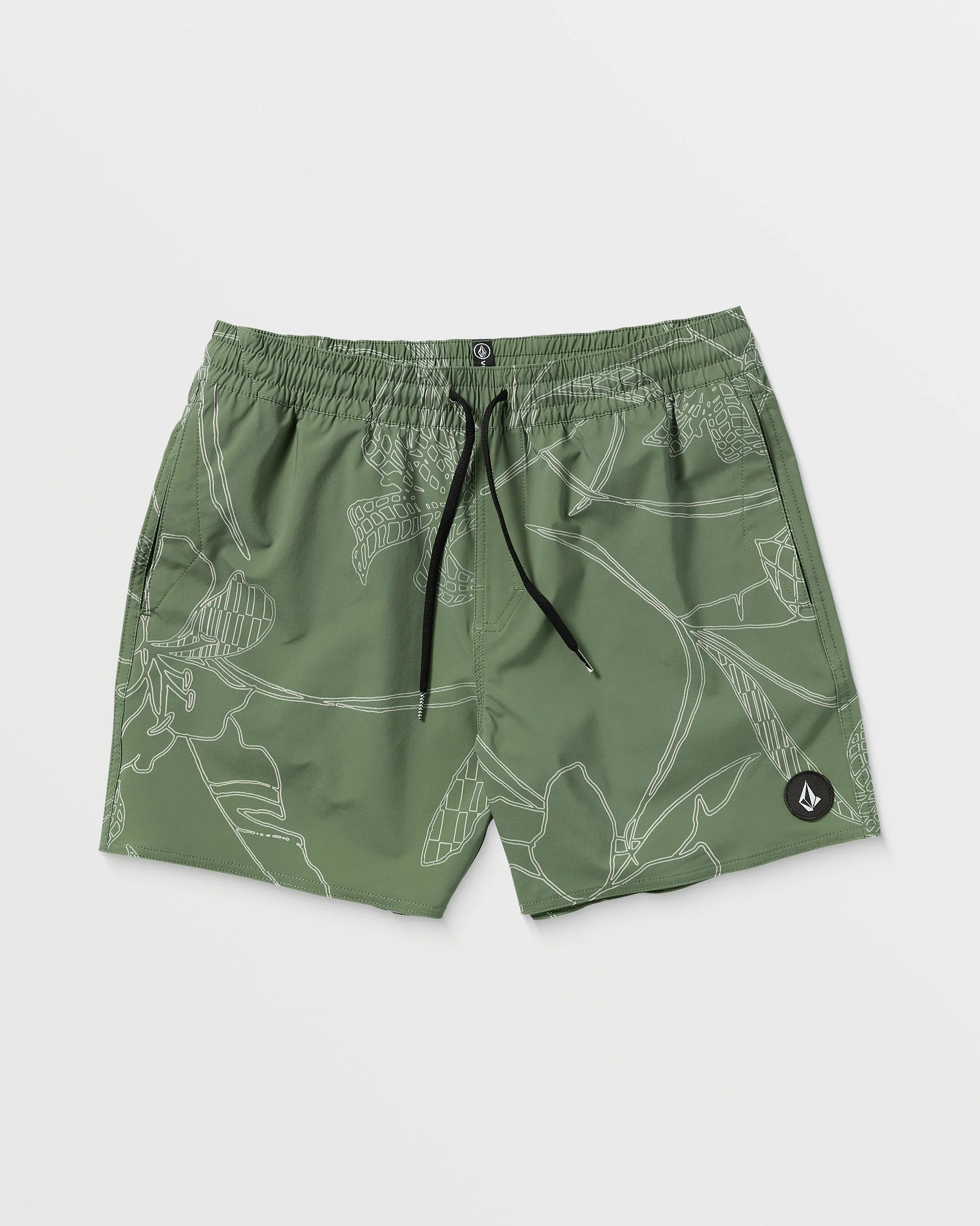 Boardshort Lido Print Trunk 16" - LIGHT OLIVE - Image 7