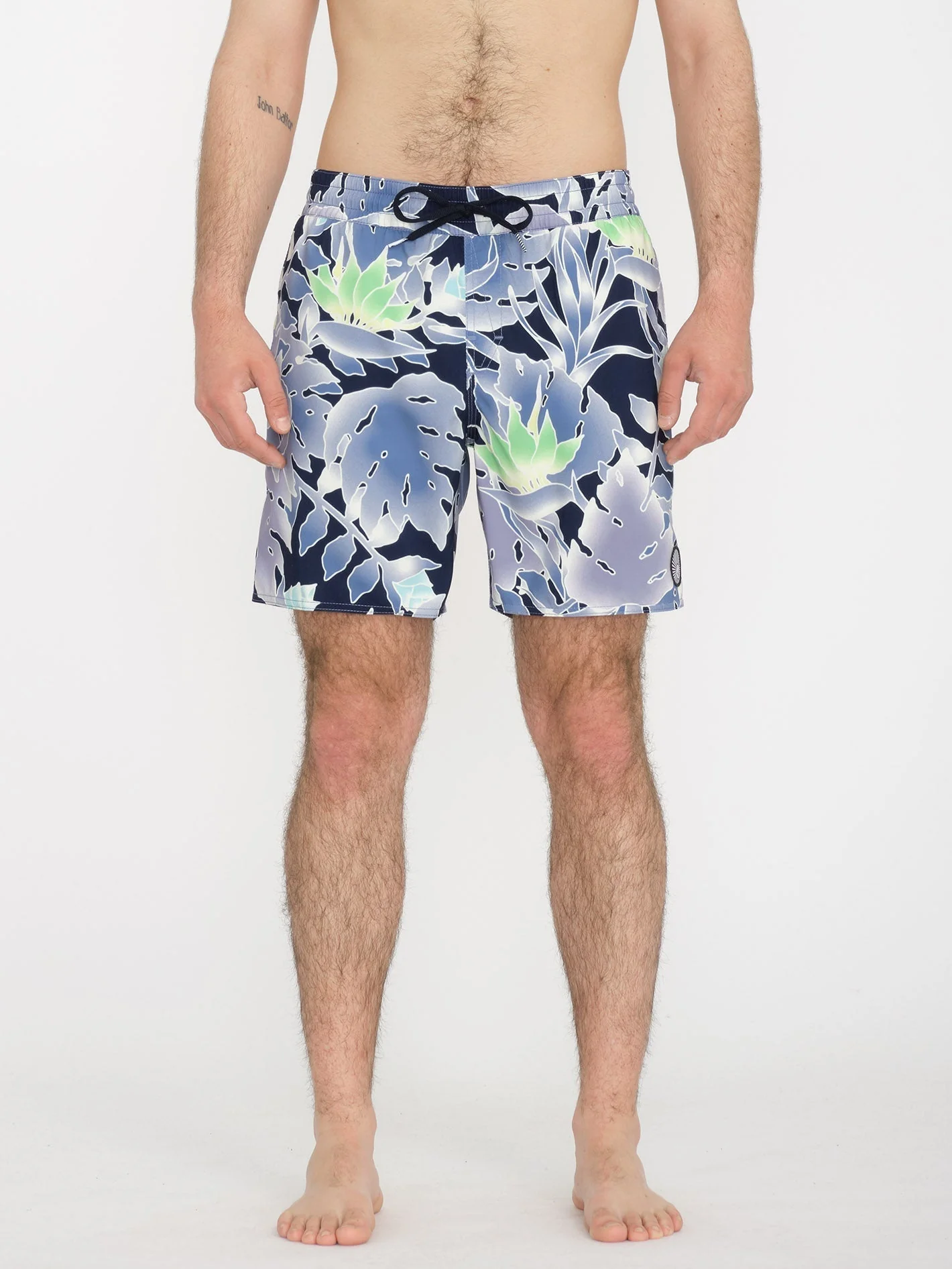 Boardshort Lido Print Trunk 17" - NAVY