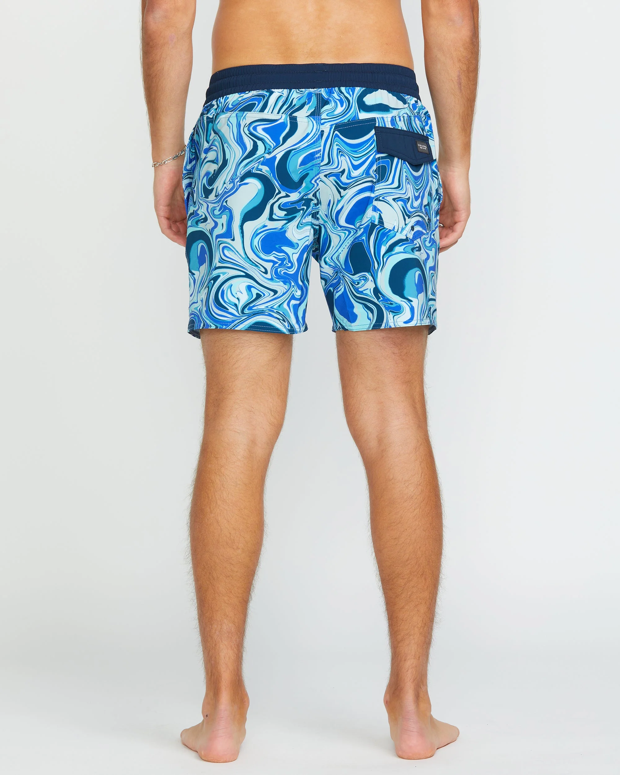 Boardshort Lido Print Trunk 16" - NAVY - Image 2