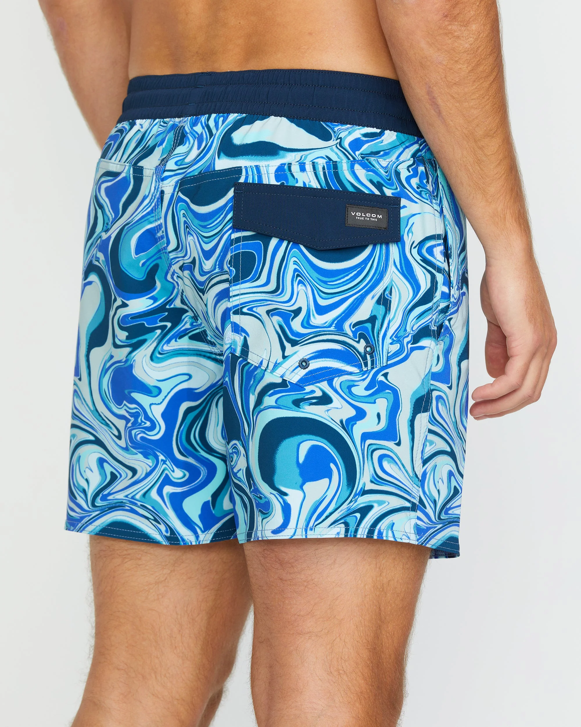 Boardshort Lido Print Trunk 16" - NAVY - Image 4