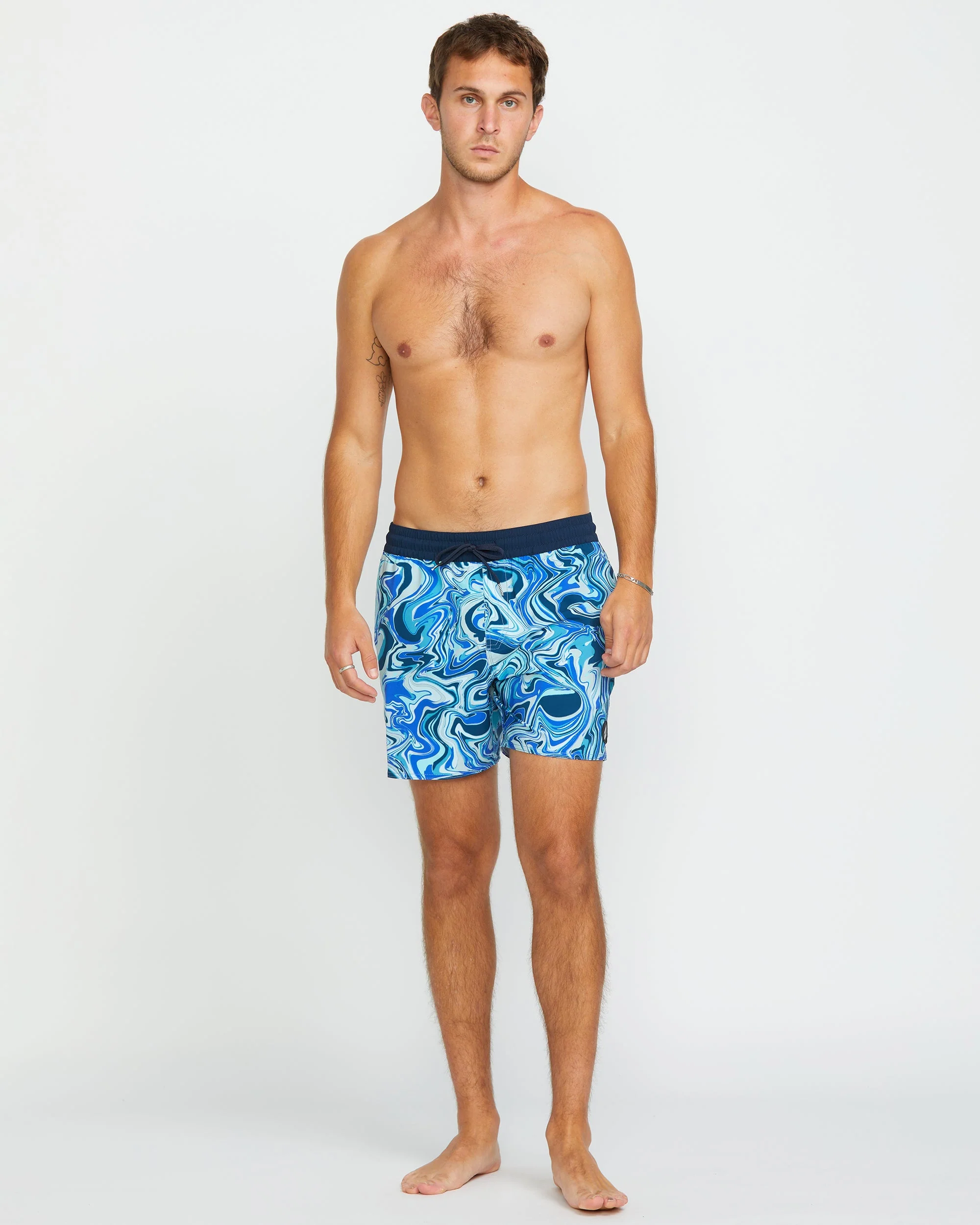 Boardshort Lido Print Trunk 16" - NAVY - Image 6