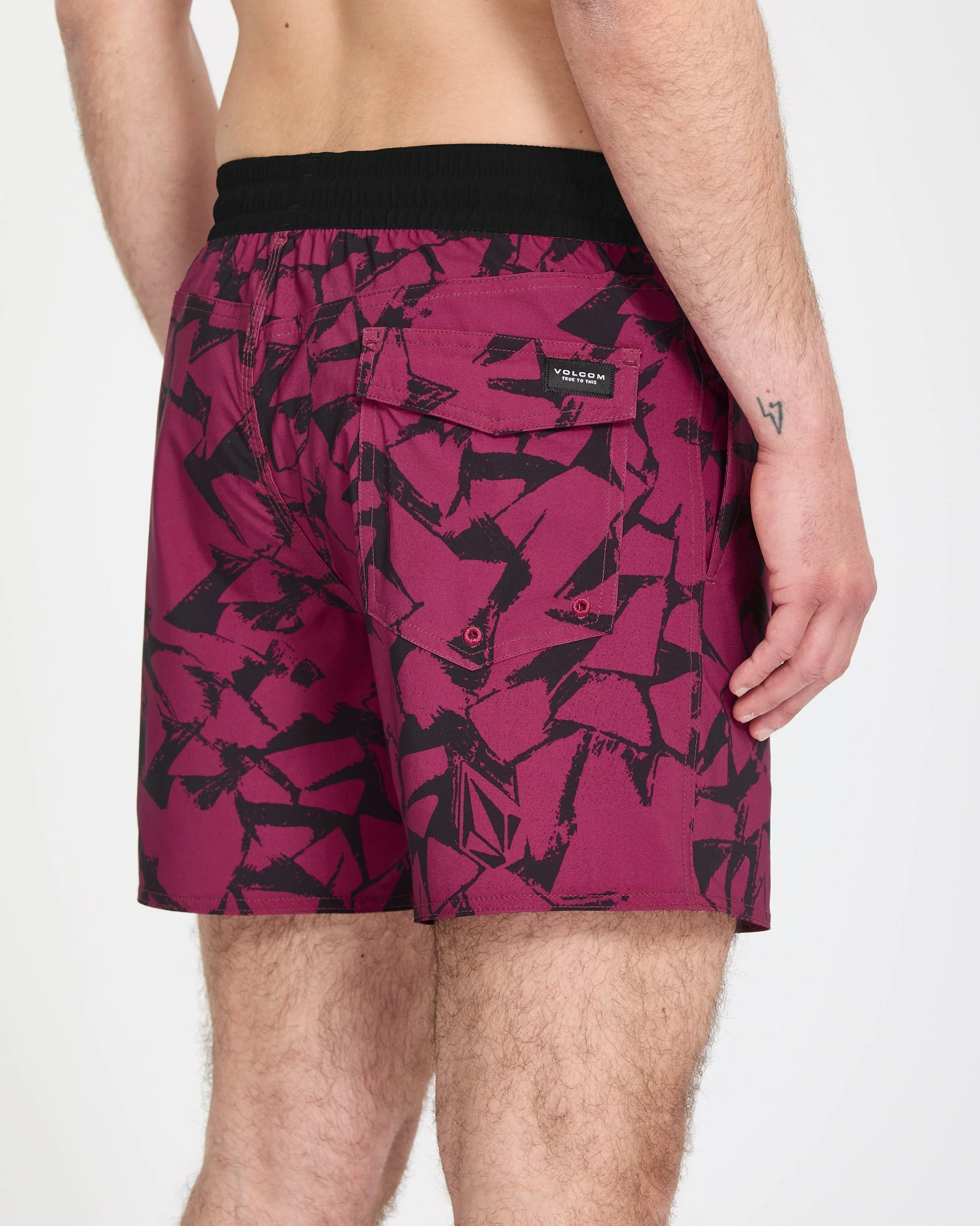 Boardshort Lido Print Trunk 16" - Sangria - Image 5