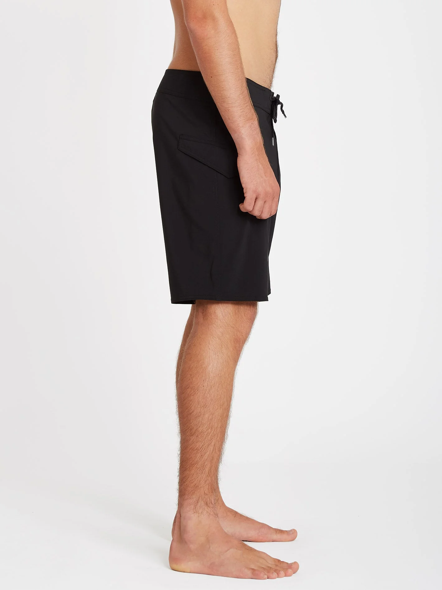 Boardshort Lido Solid Mod 18" - BLACK - Image 11