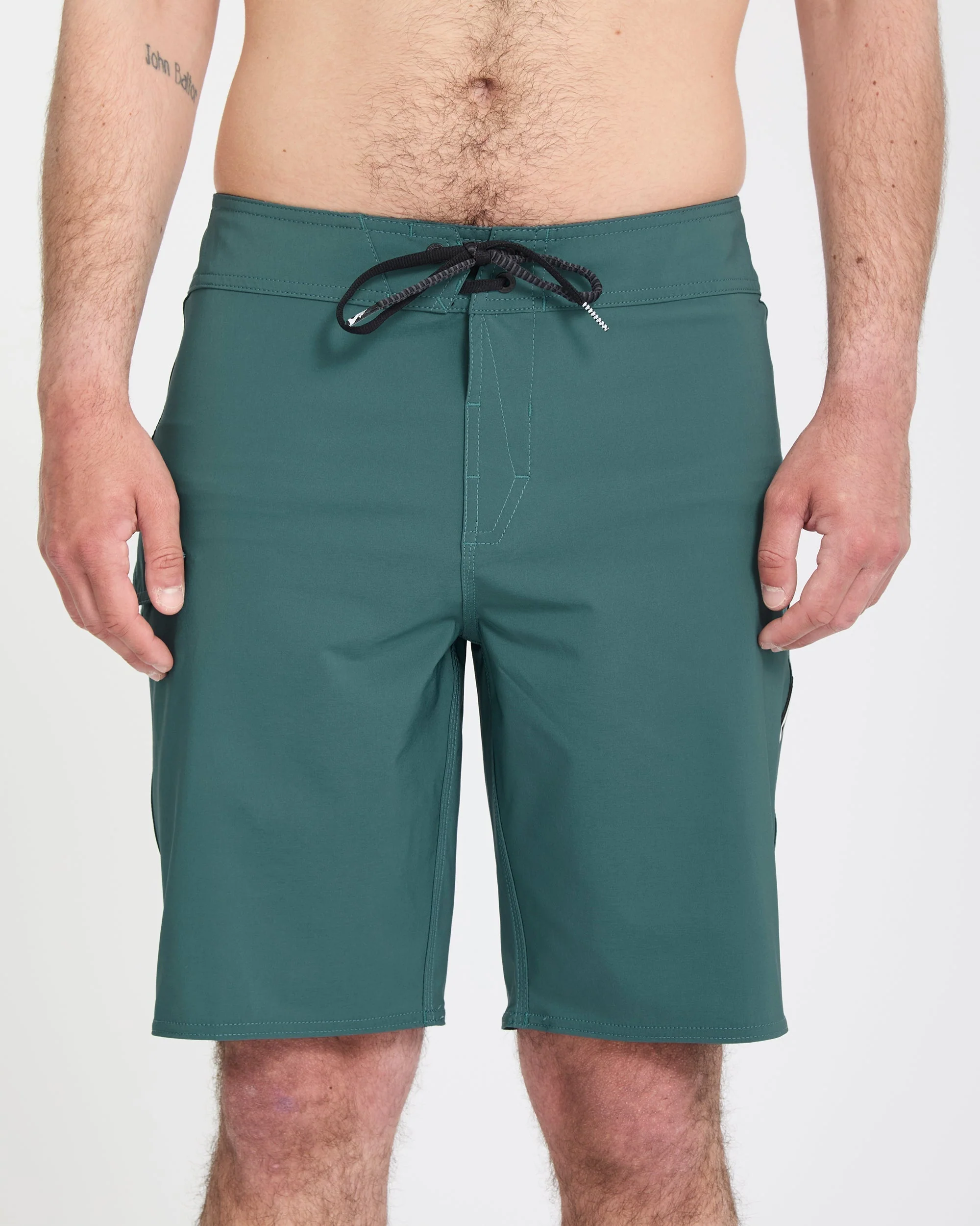 Boardshort Lido Solid Mod 20" - Rifle Green - Image 6