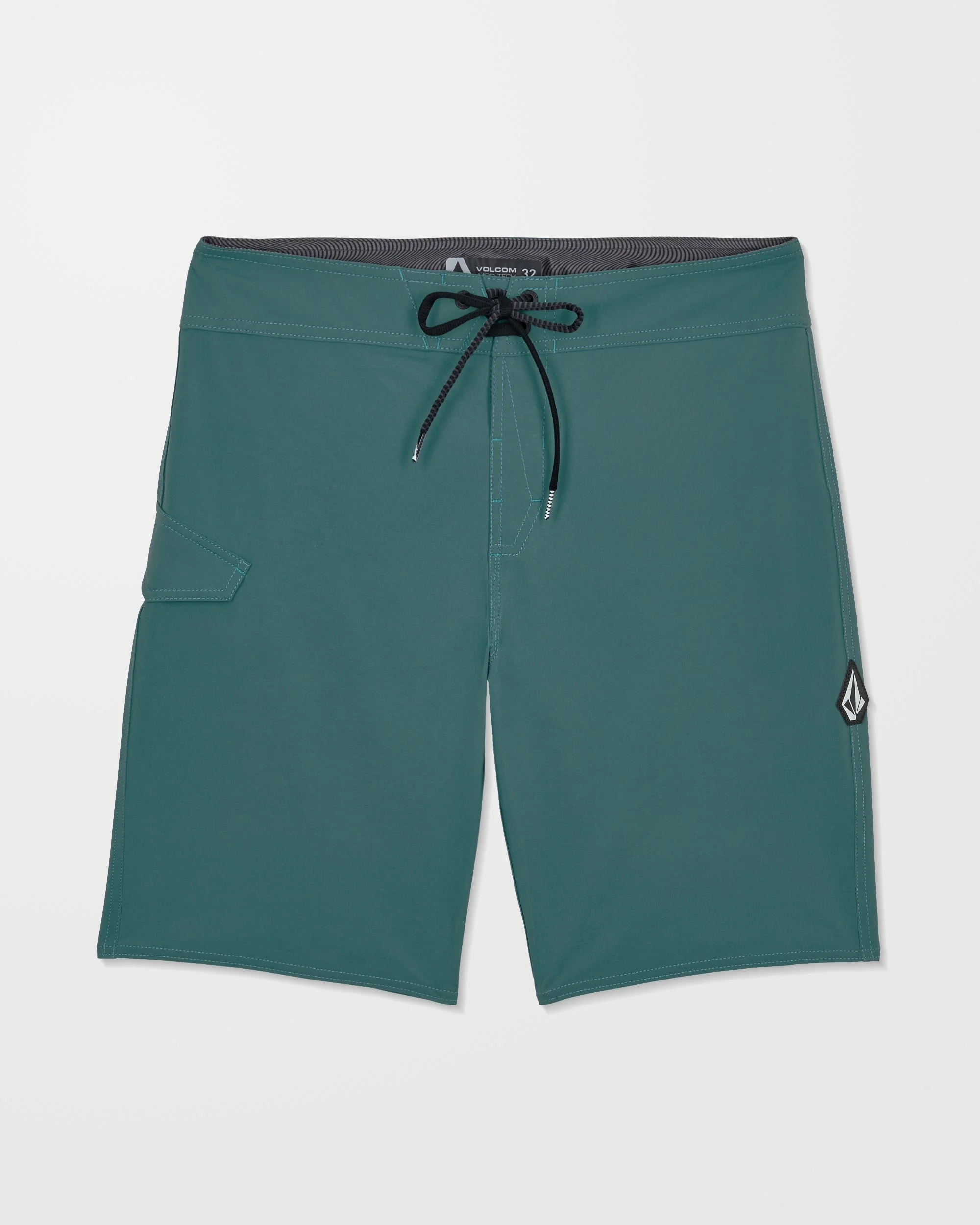 Boardshort Lido Solid Mod 20" - Rifle Green - Image 9