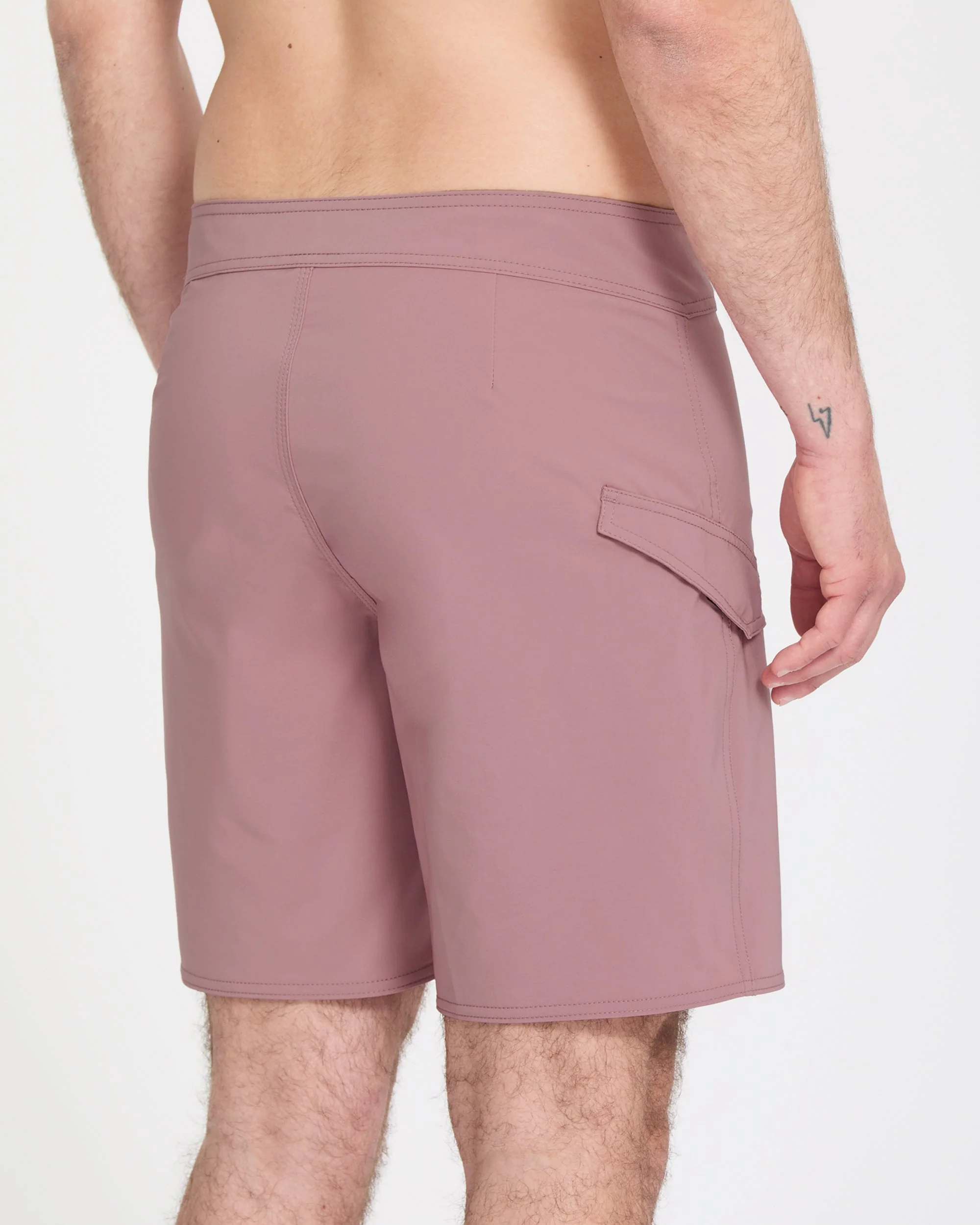 Boardshort Lido Solid Mod 18" - Stone Rose - Image 3