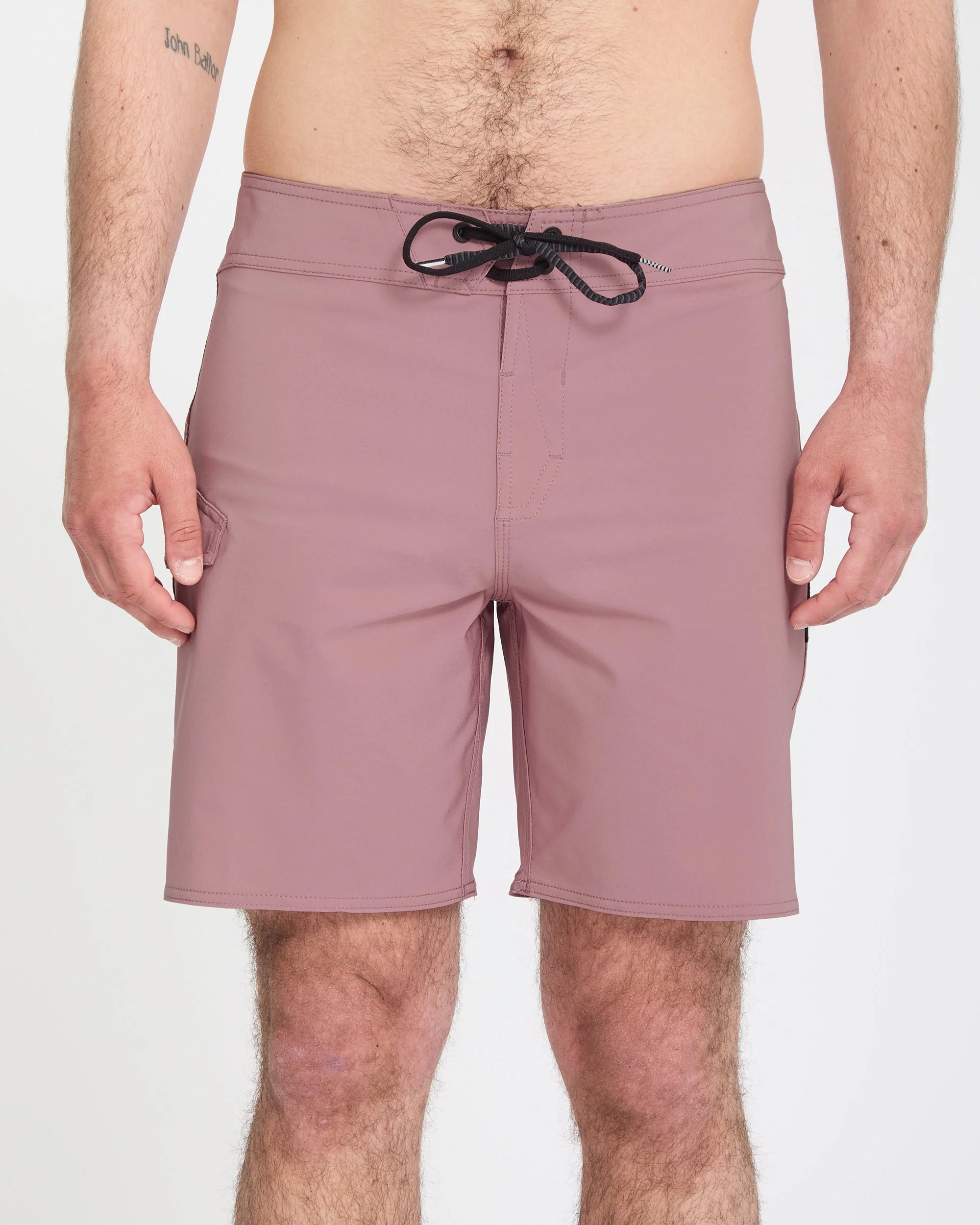 Boardshort Lido Solid Mod 18" - Stone Rose - Image 5