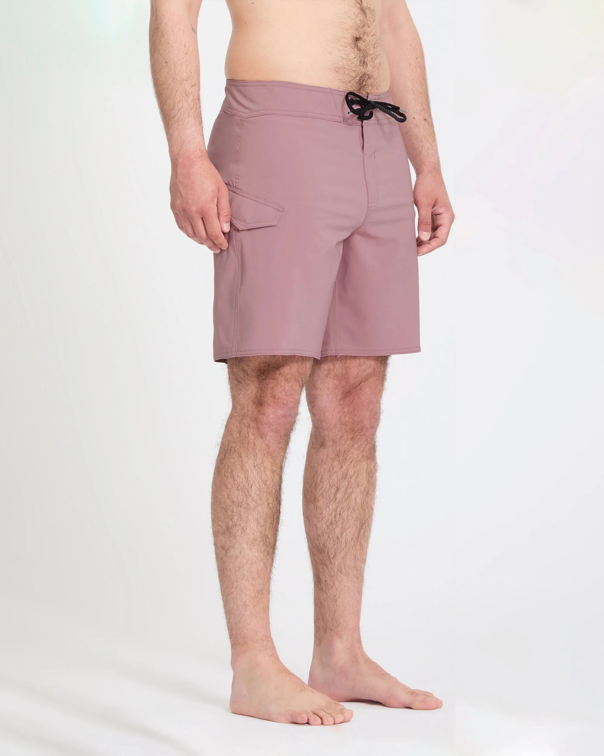 Boardshort Lido Solid Mod 18" - Stone Rose - Image 6