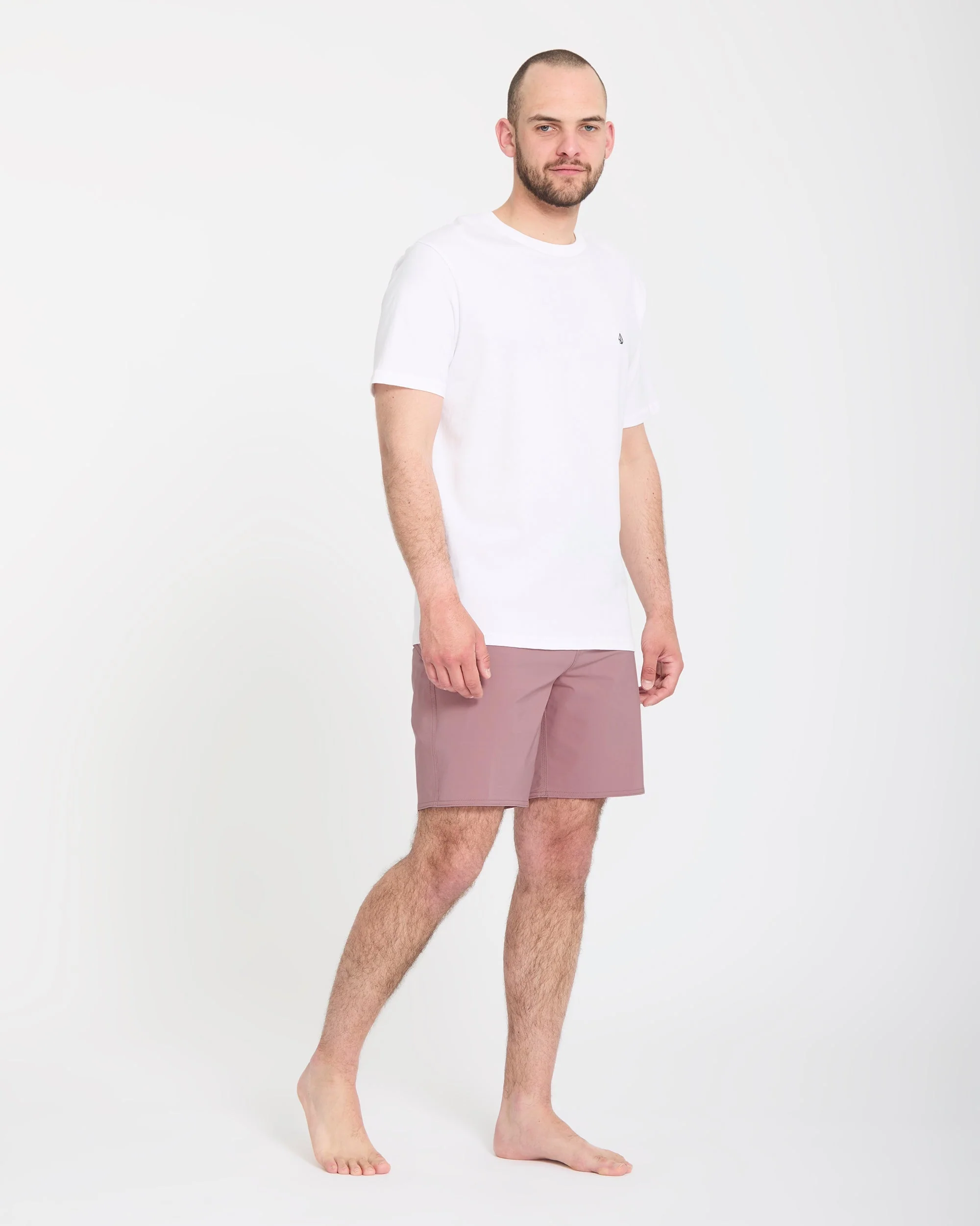Boardshort Lido Solid Mod 18" - Stone Rose - Image 7