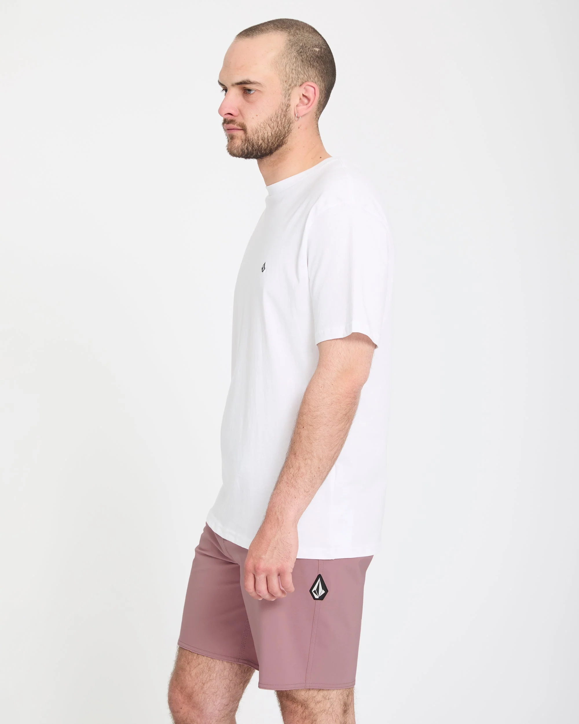 Boardshort Lido Solid Mod 18" - Stone Rose - Image 8