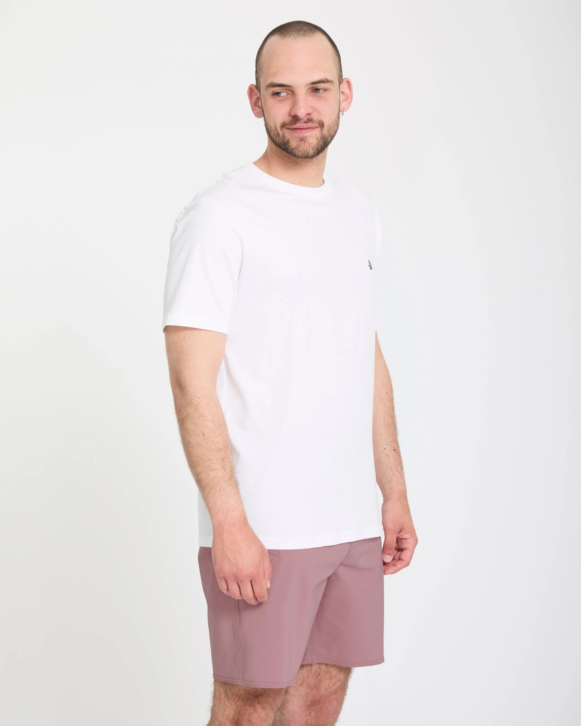 Boardshort Lido Solid Mod 18" - Stone Rose - Image 9