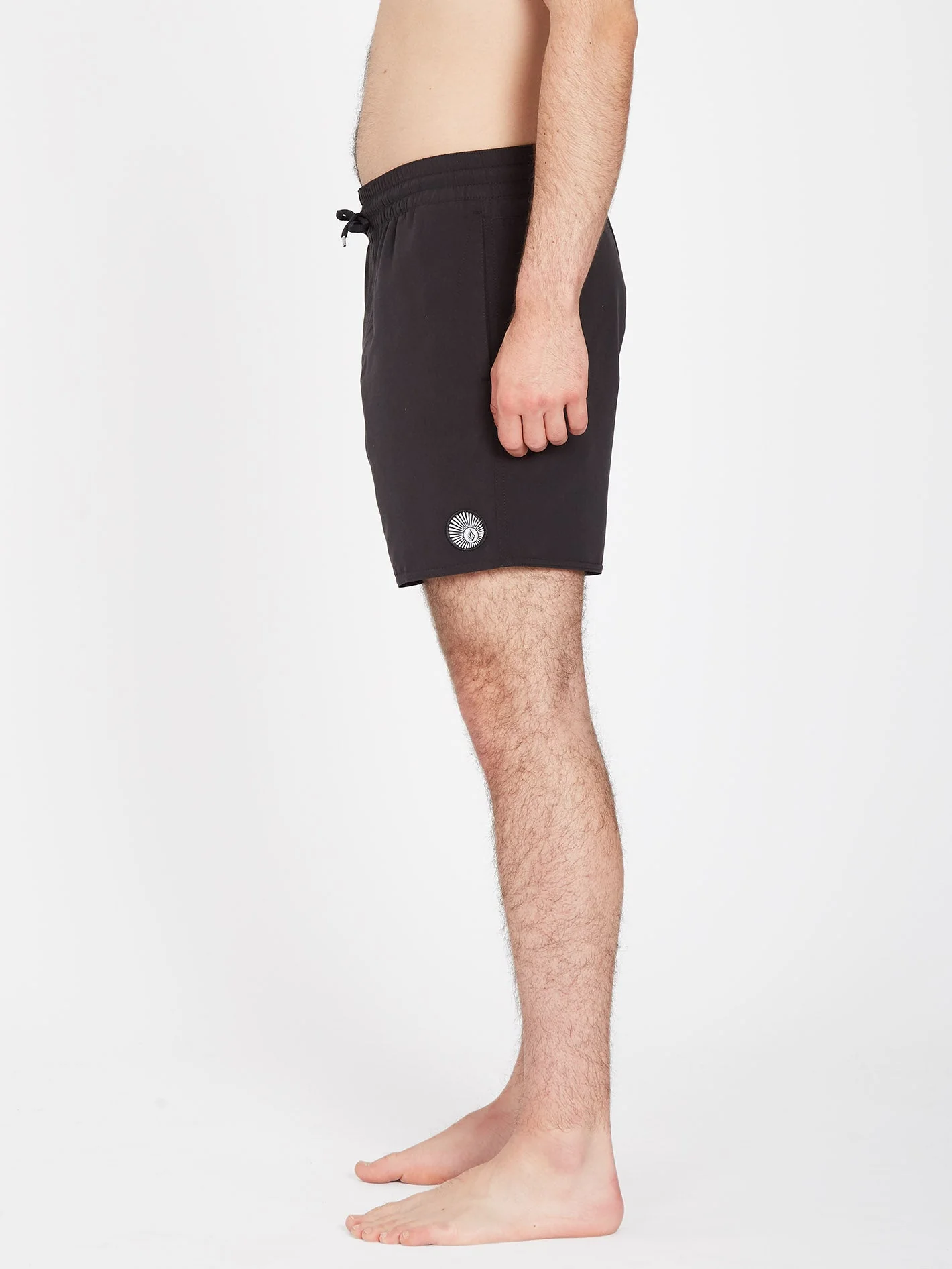 Boardshort Lido Solid 16" - BLACK - Image 7