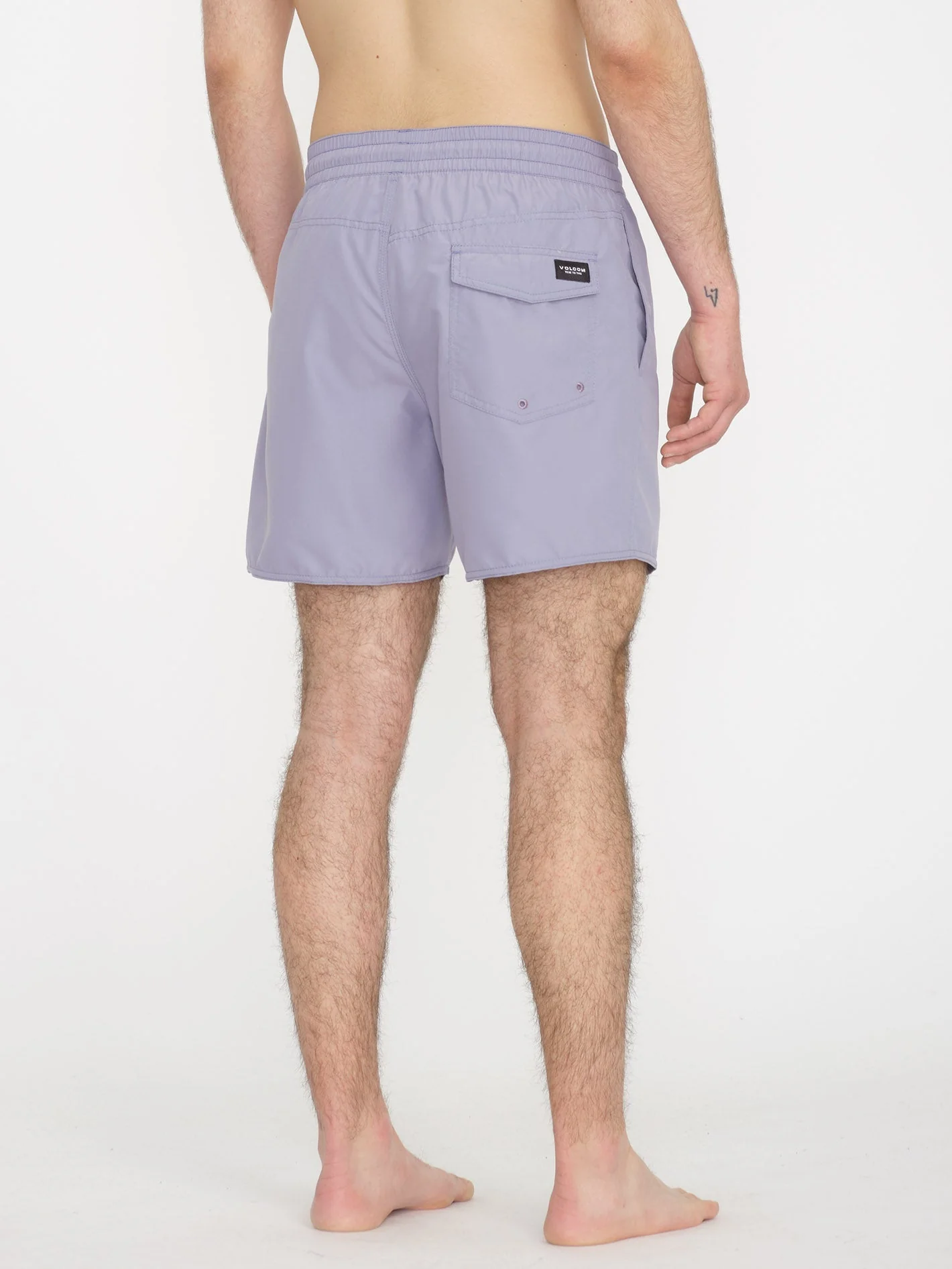 Boardshort Lido Solid Trunk Boardshort - VIOLET DUST - Image 2