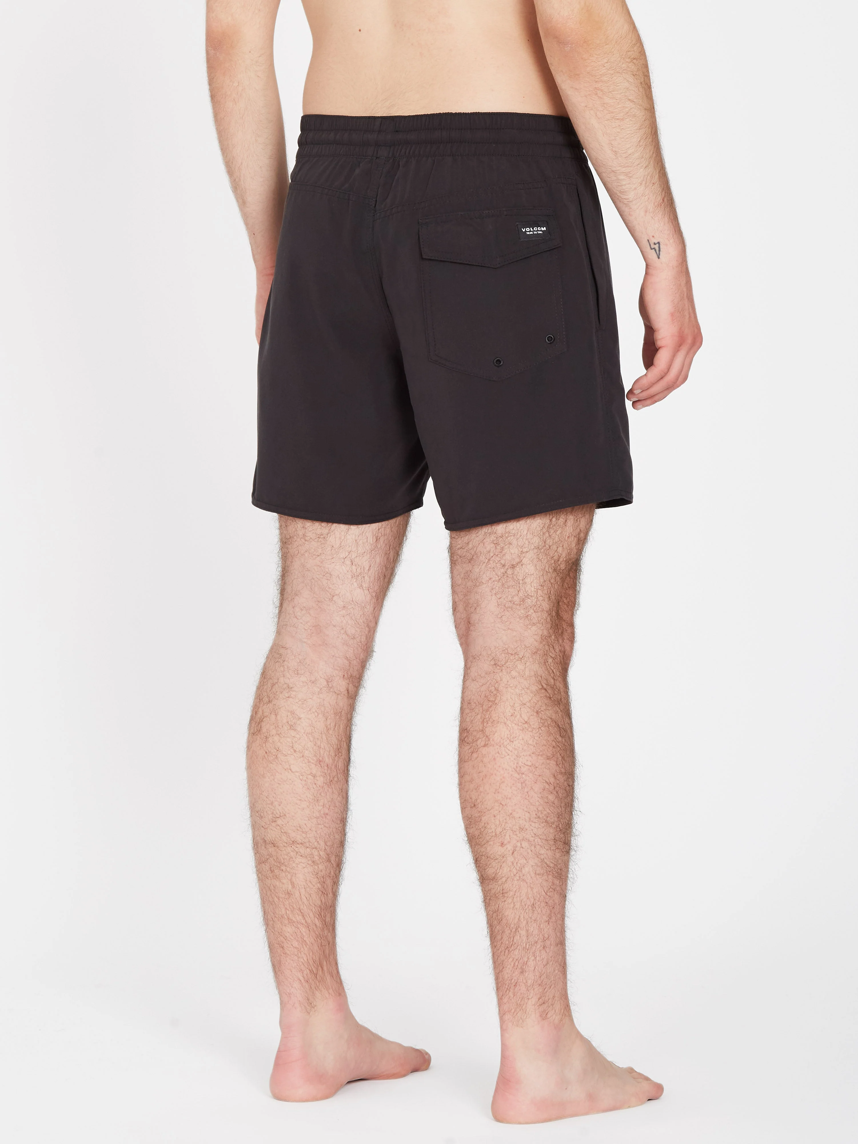 Boardshort Lido Solid Trunk - BLACK - Image 2