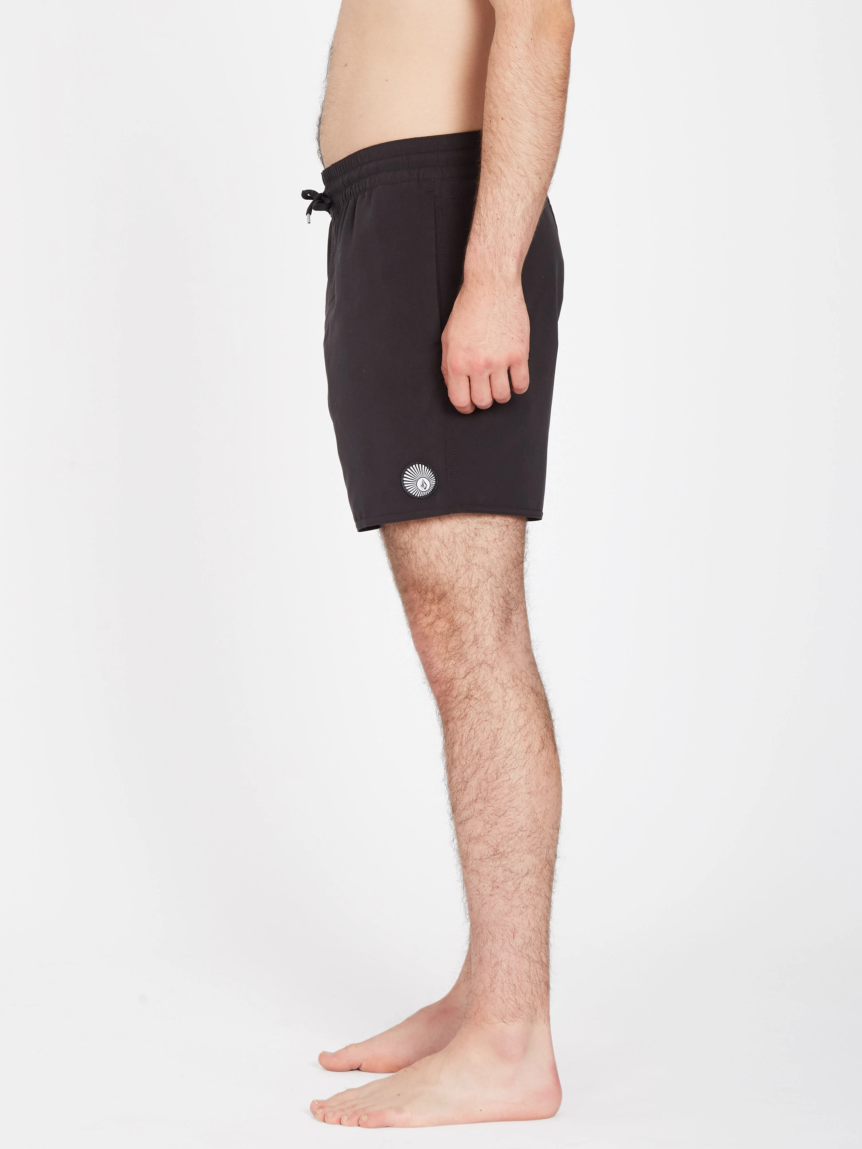 Boardshort Lido Solid Trunk - BLACK - Image 3