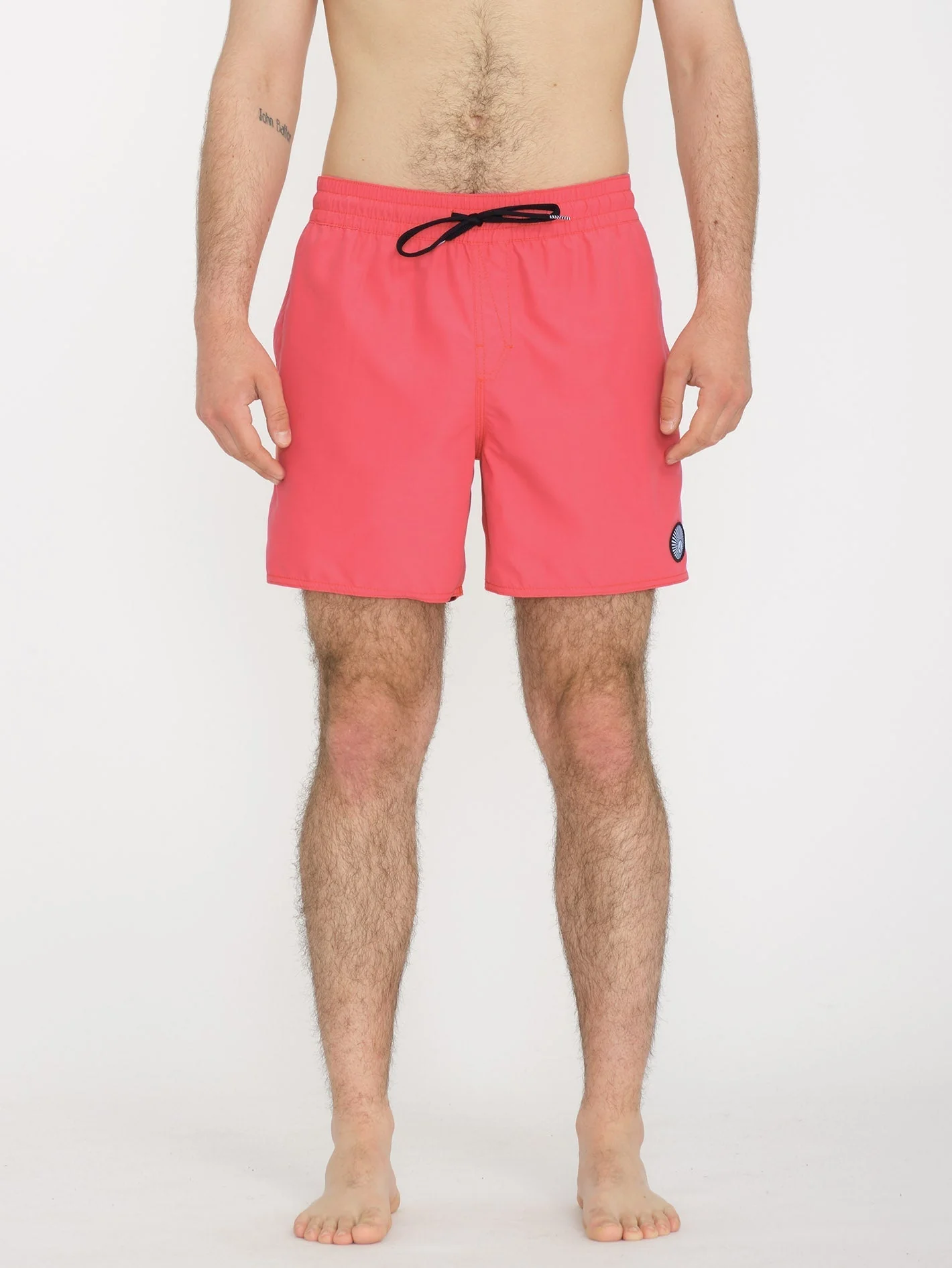 Boardshort Lido Solid Trunk - WASHED RUBY
