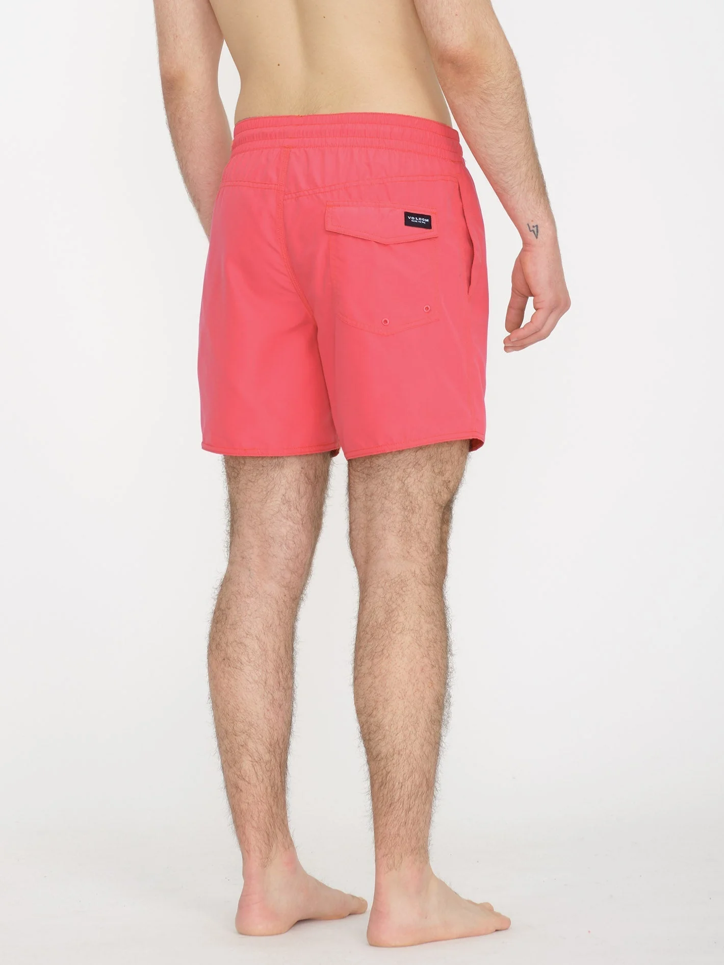 Boardshort Lido Solid Trunk - WASHED RUBY - Image 2