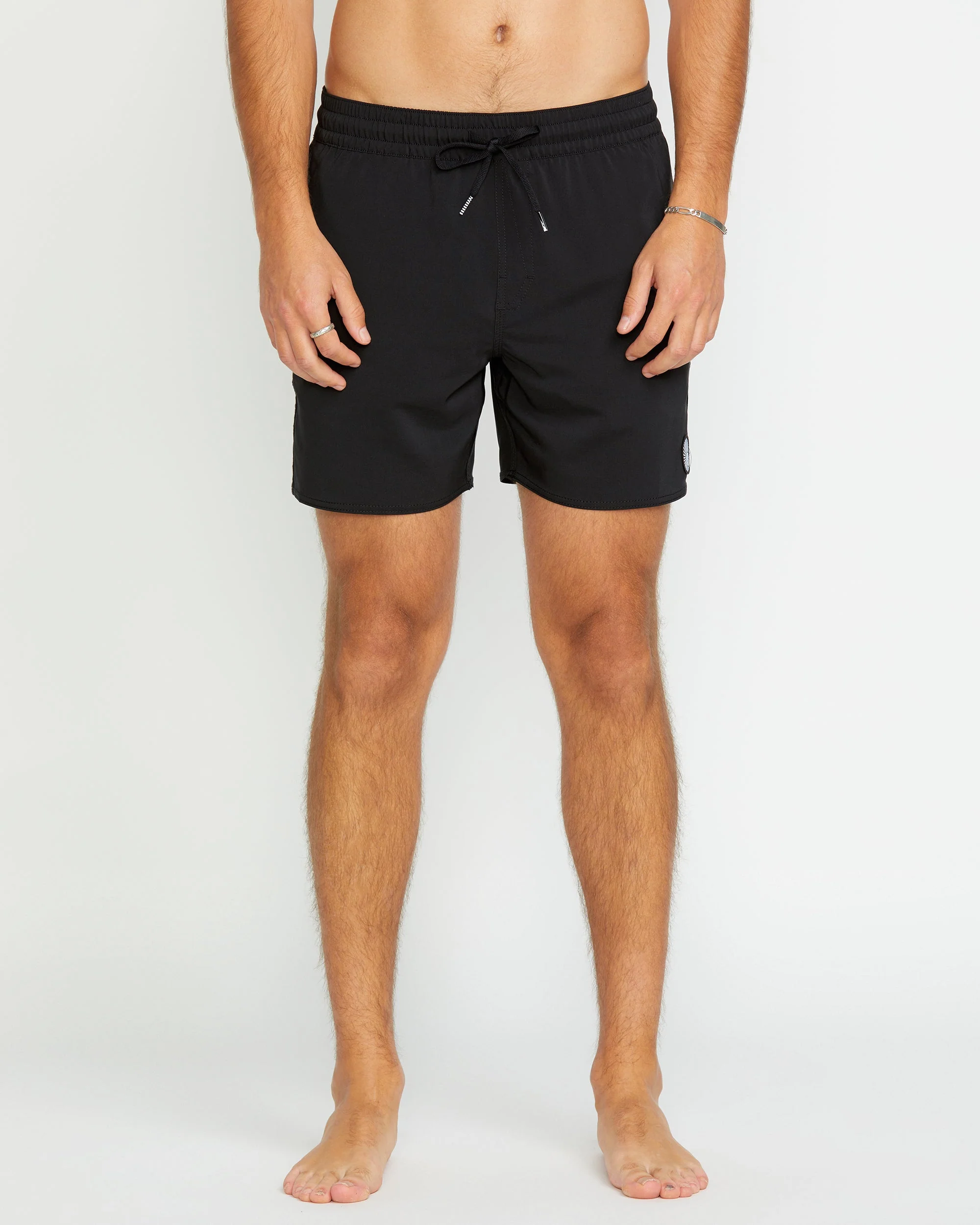 Boardshort Lido Solid Trunk 16" - BLACK