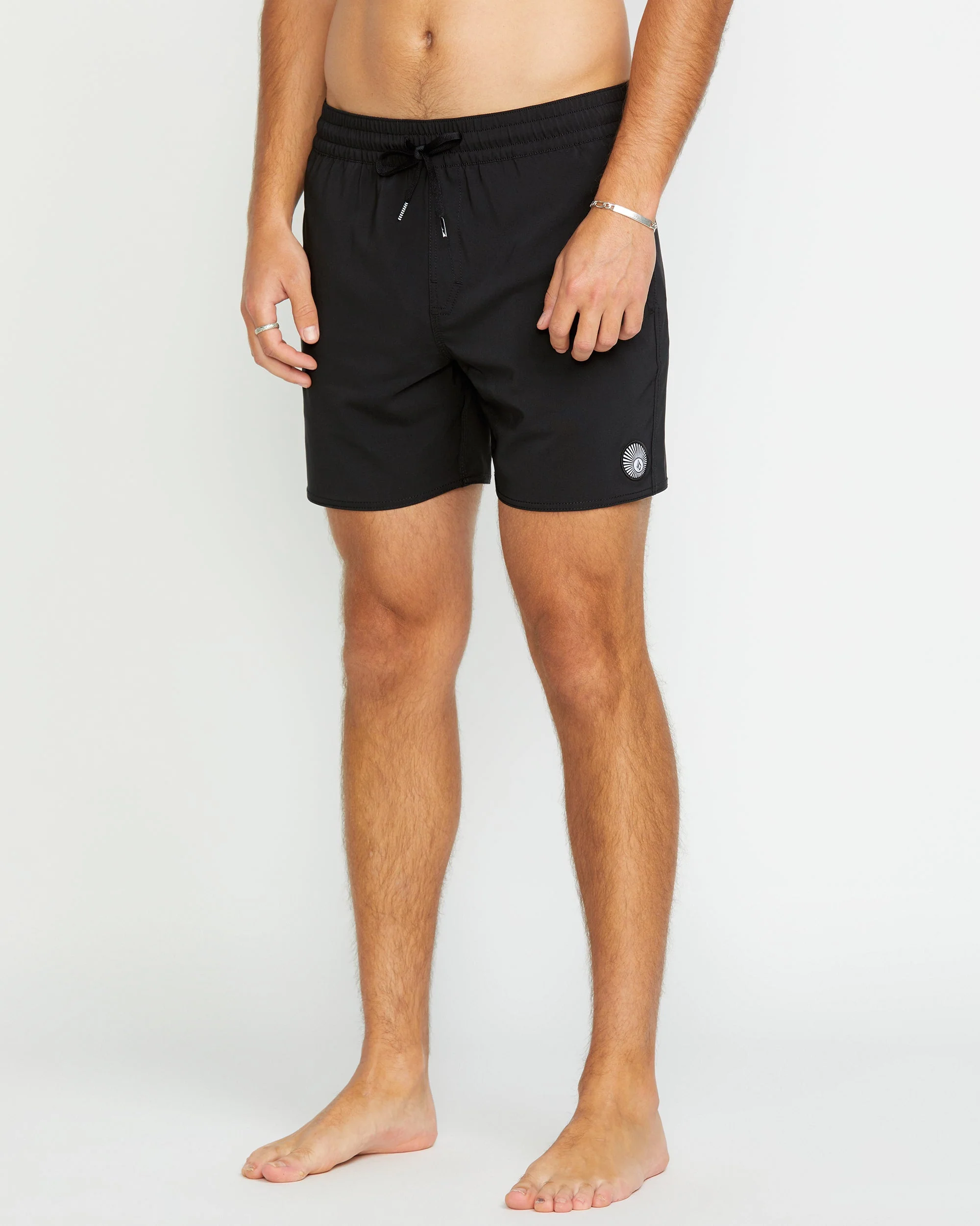 Boardshort Lido Solid Trunk 16" - BLACK - Image 5