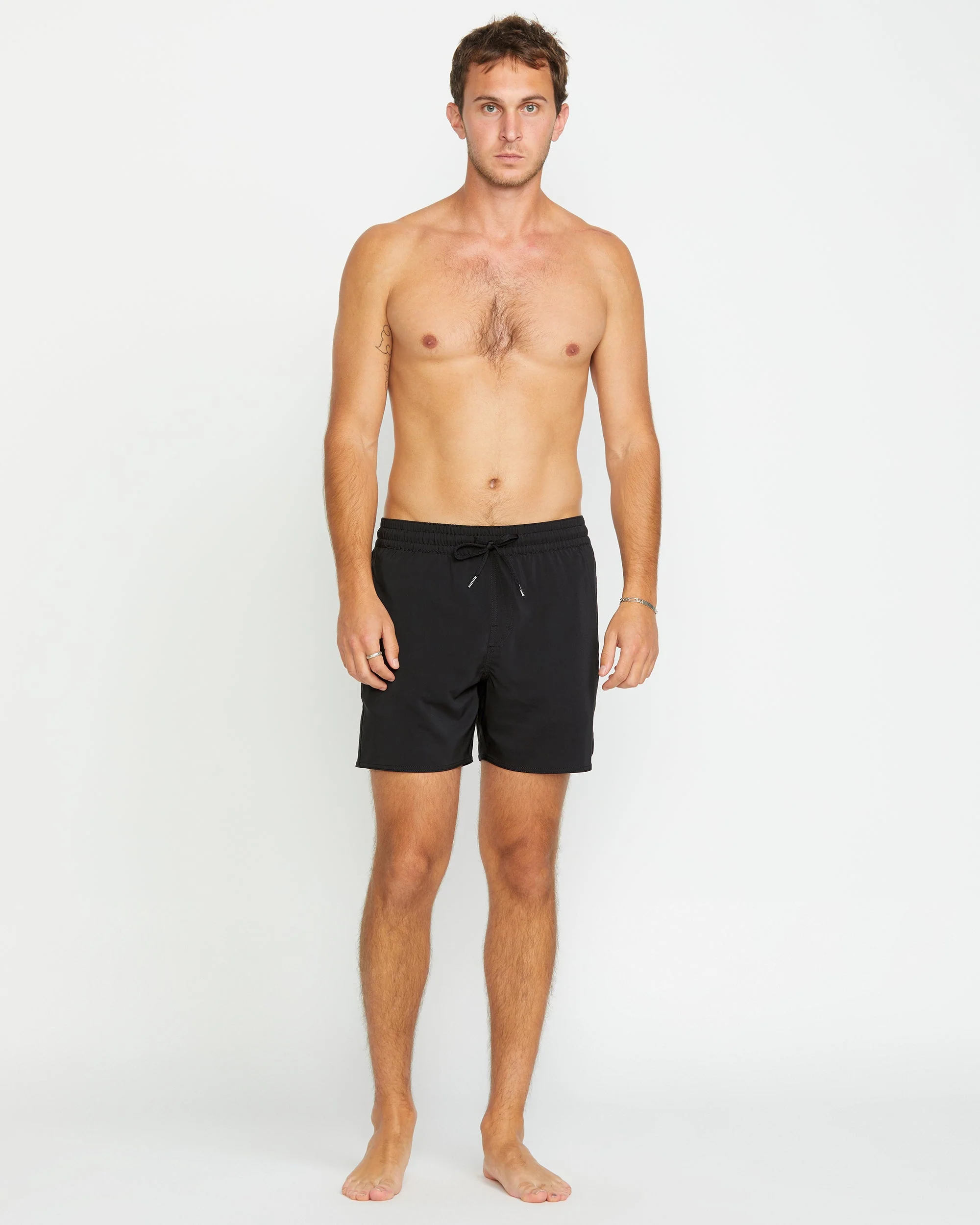 Boardshort Lido Solid Trunk 16" - BLACK - Image 6