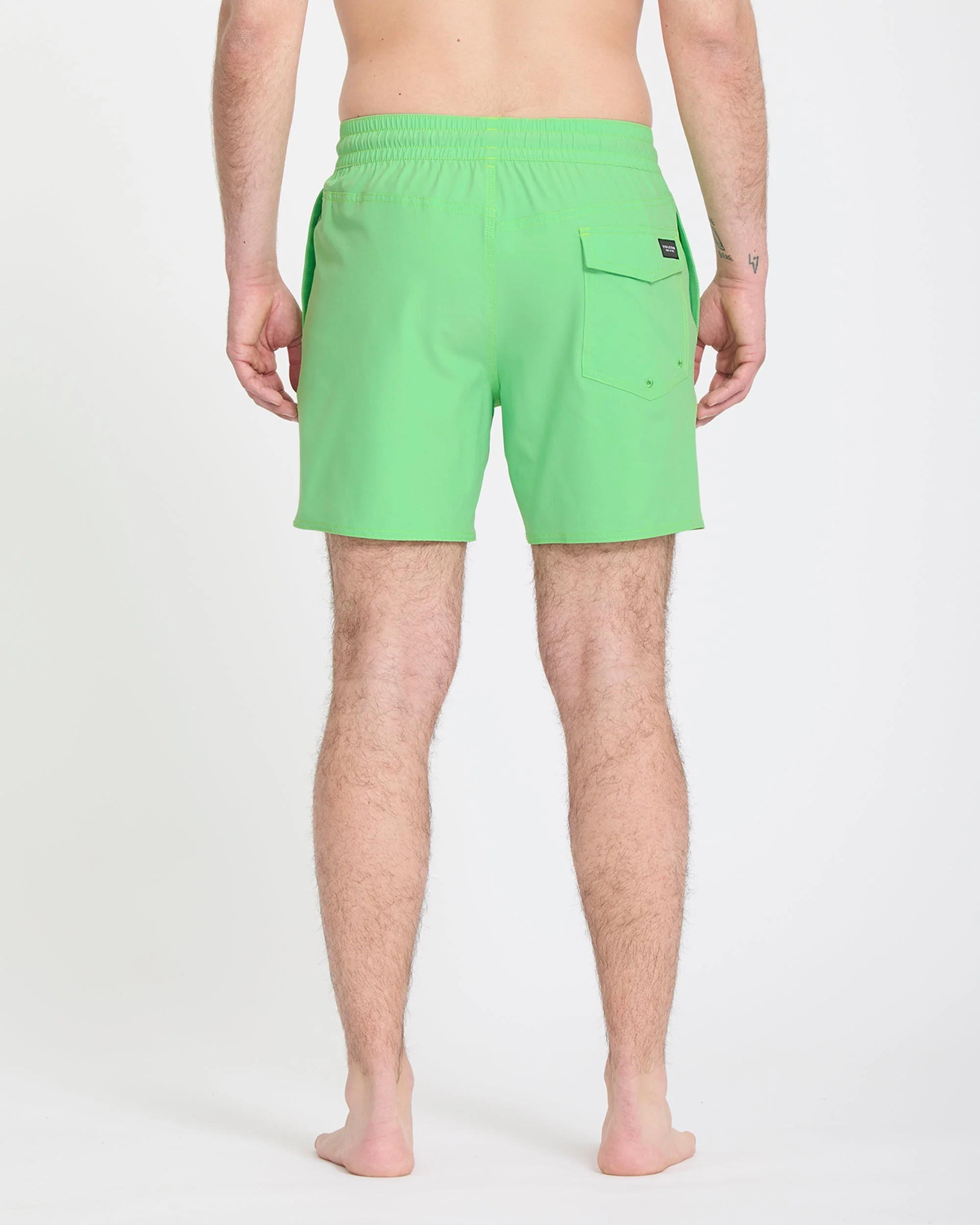Boardshort Lido Solid Trunk 16" - Island Green - Image 2
