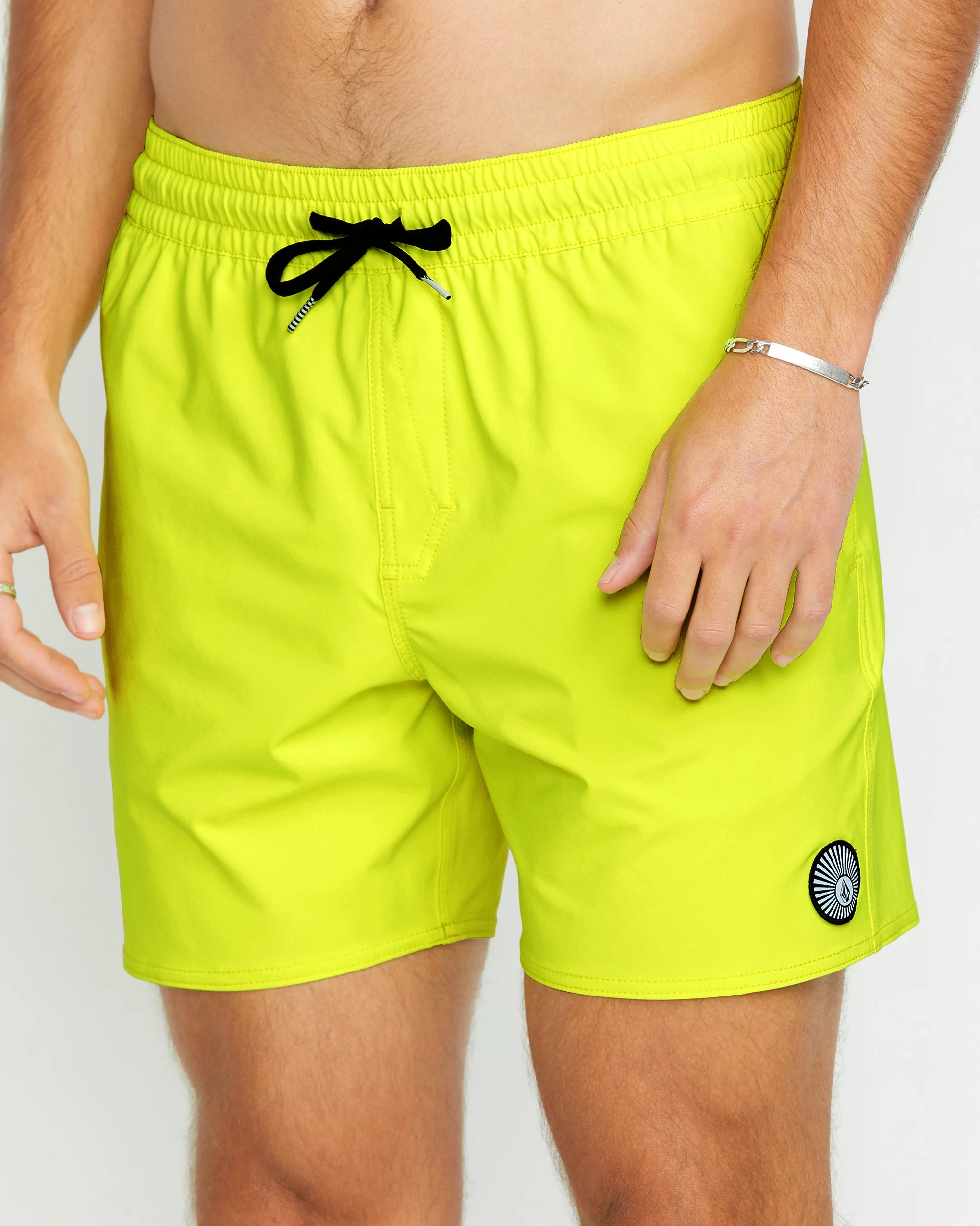 Boardshort Lido Solid Trunk 16" - TENNIS BALL - Image 3