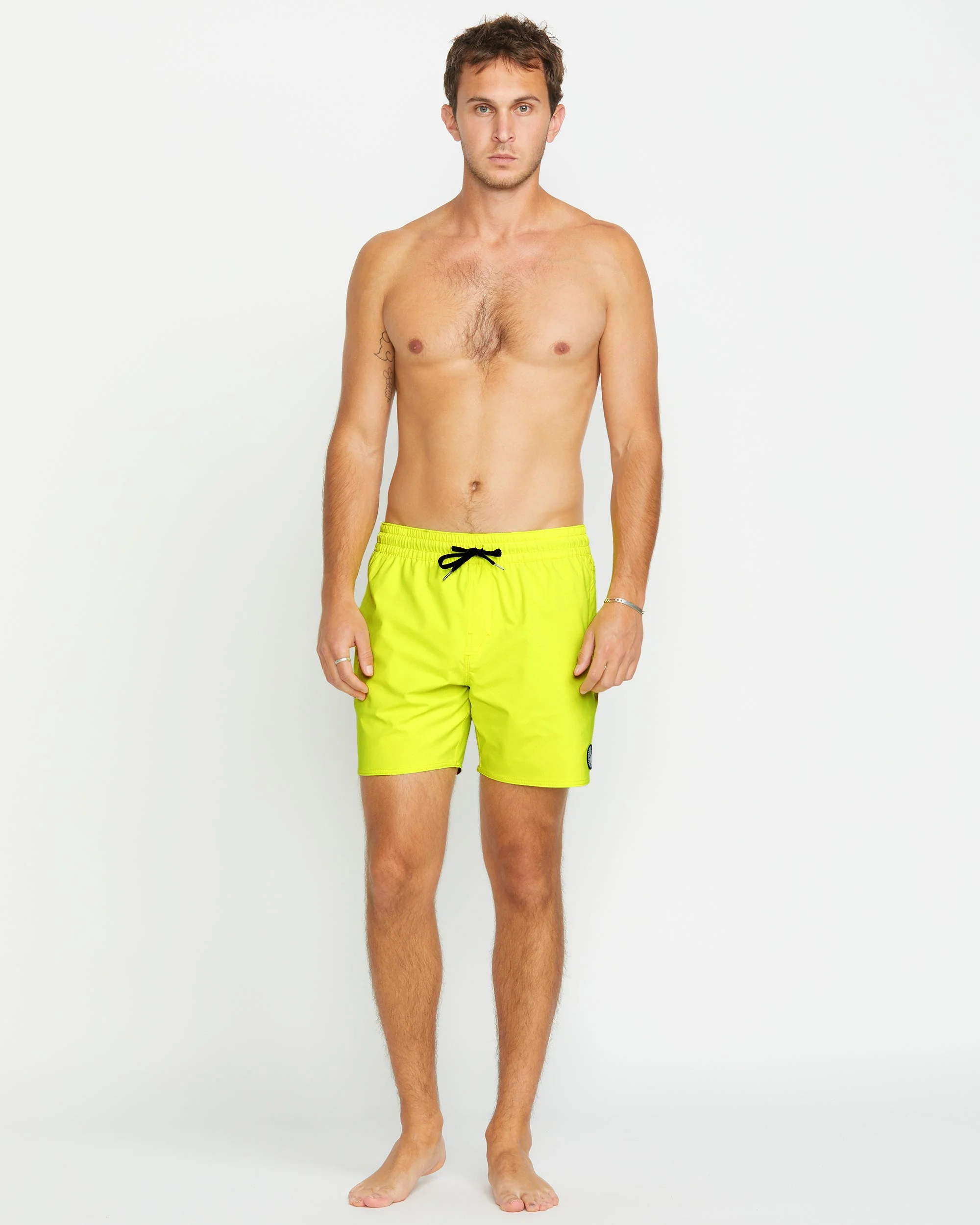 Boardshort Lido Solid Trunk 16" - TENNIS BALL - Image 6