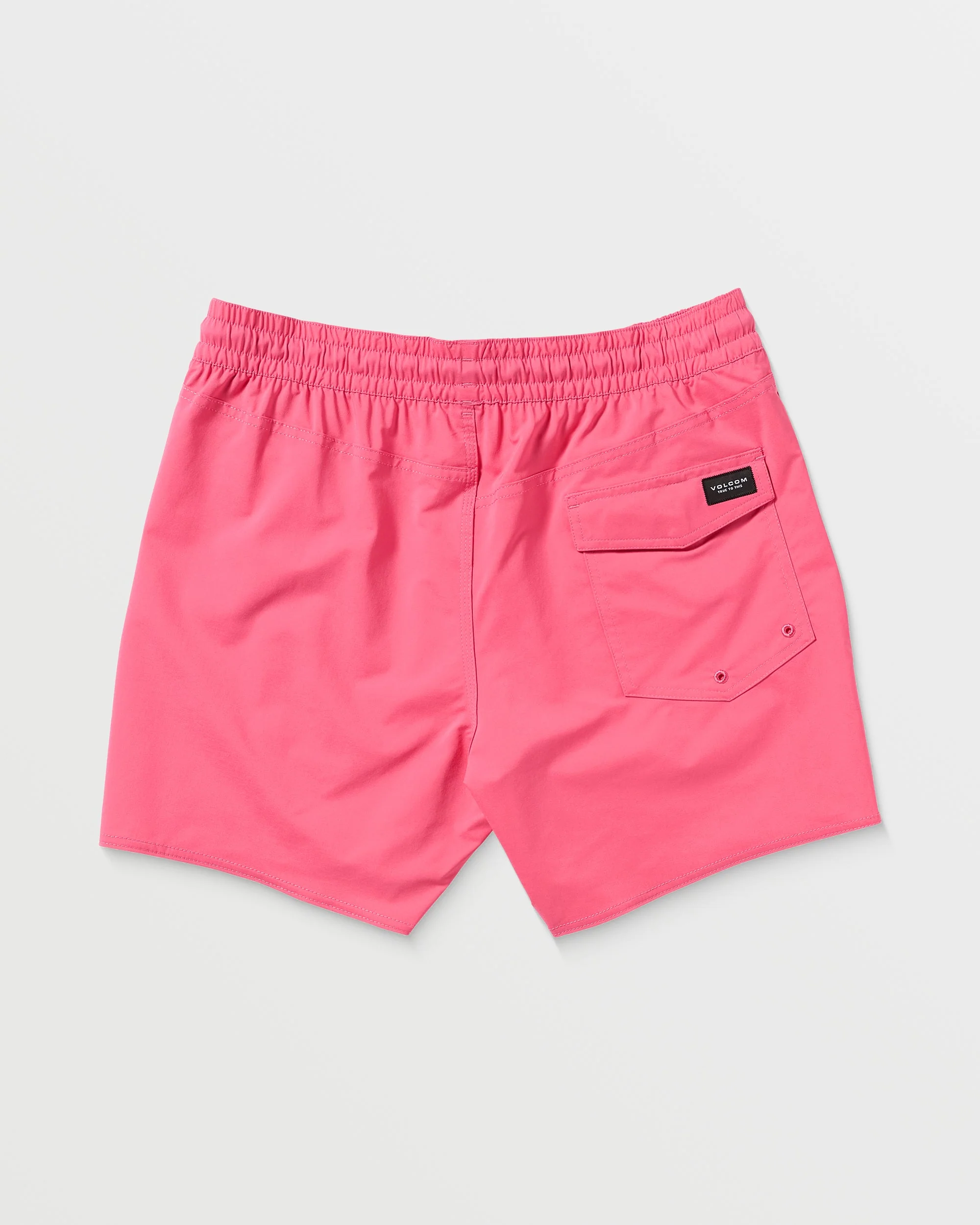 Boardshort Lido Solid Trunk 16" - NEON PINK - Image 3