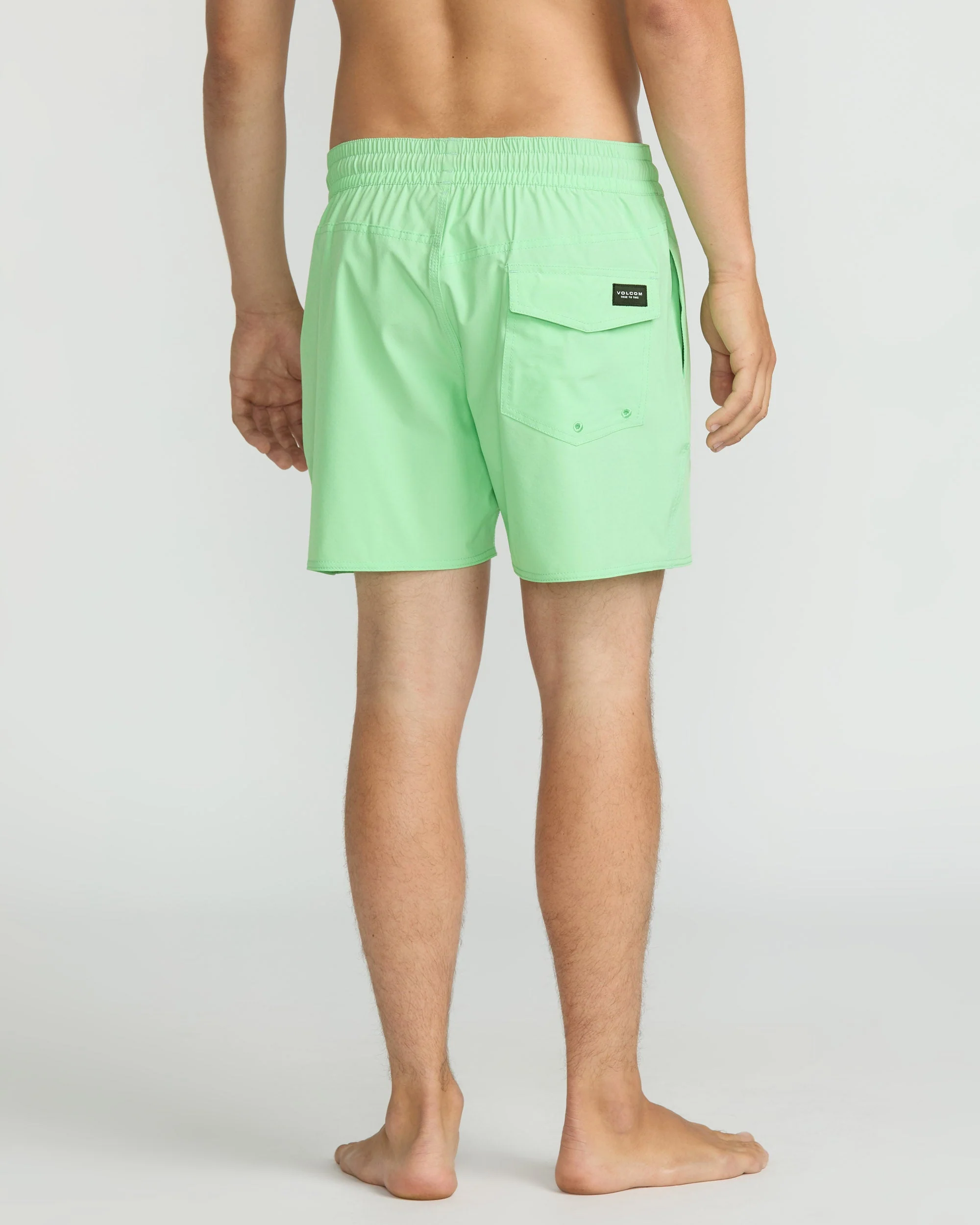 Boardshort Lido Solid Trunk 16" - Jade Cream - Image 2