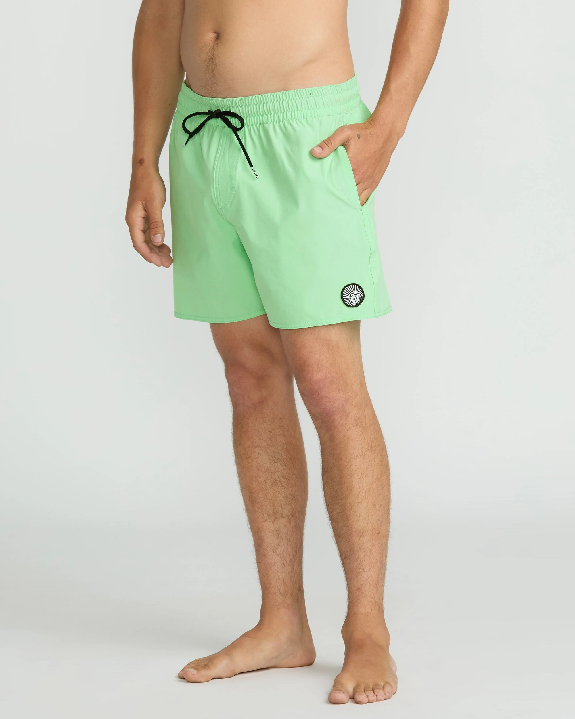 Boardshort Lido Solid Trunk 16" - Jade Cream - Image 5