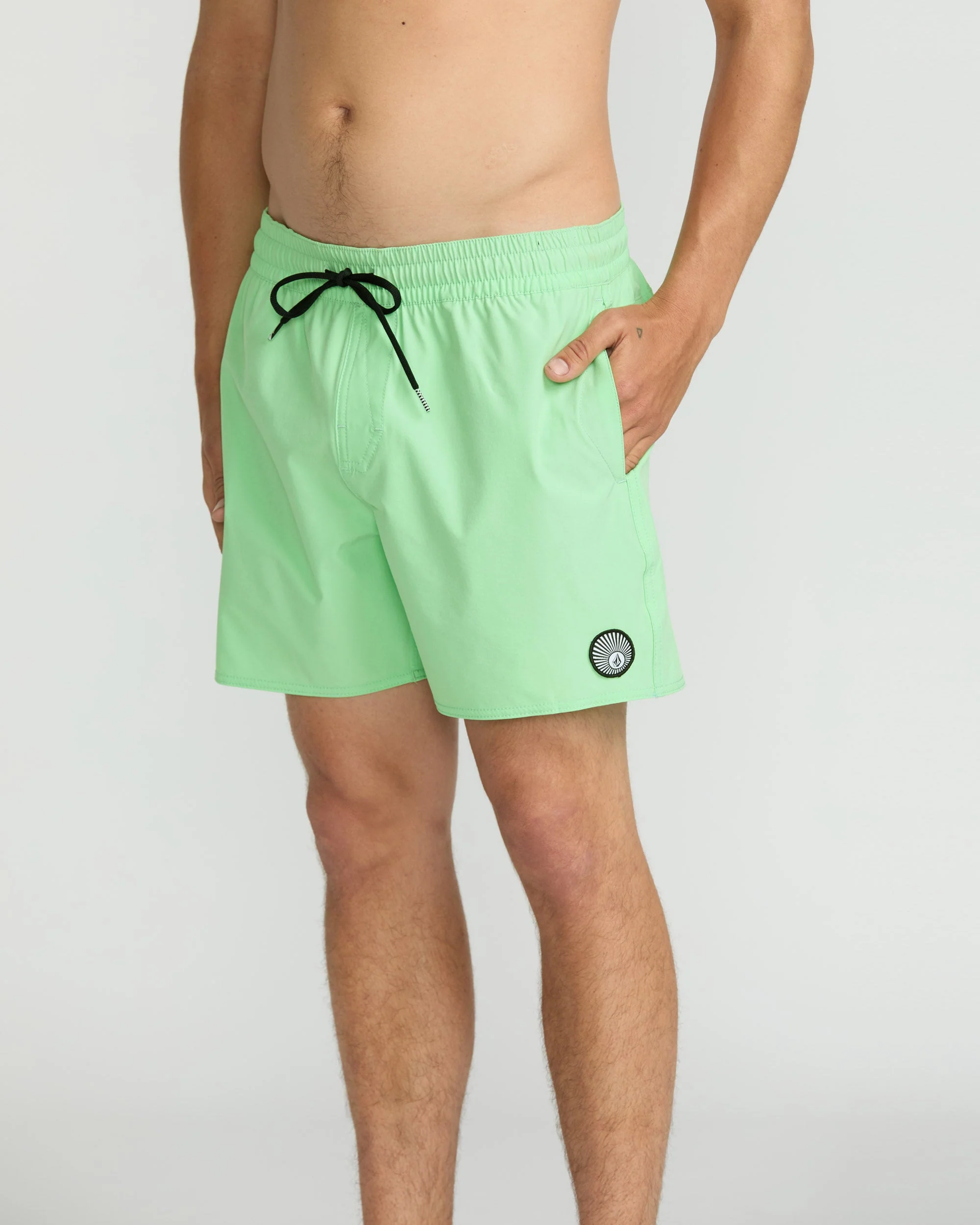 Boardshort Lido Solid Trunk 16" - Jade Cream - Image 6