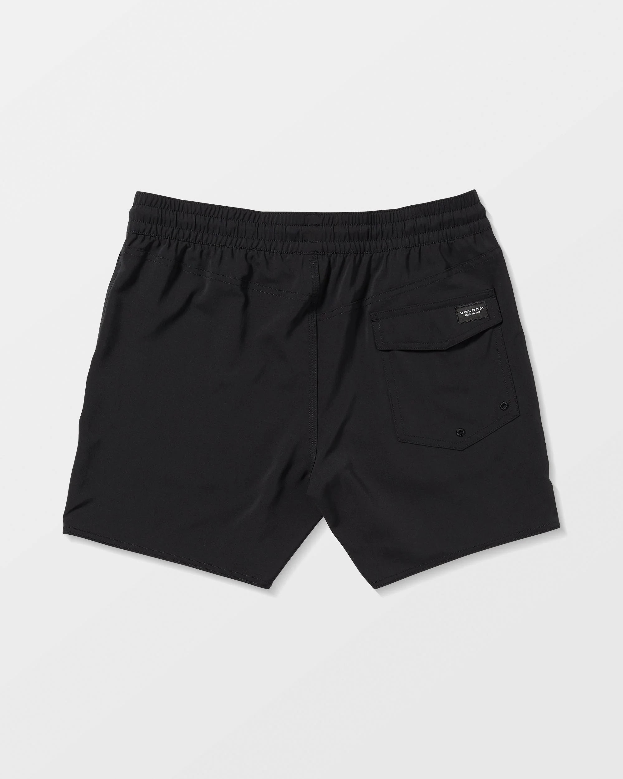Boardshort Lido Solid Trunk 16" - Black - Image 8