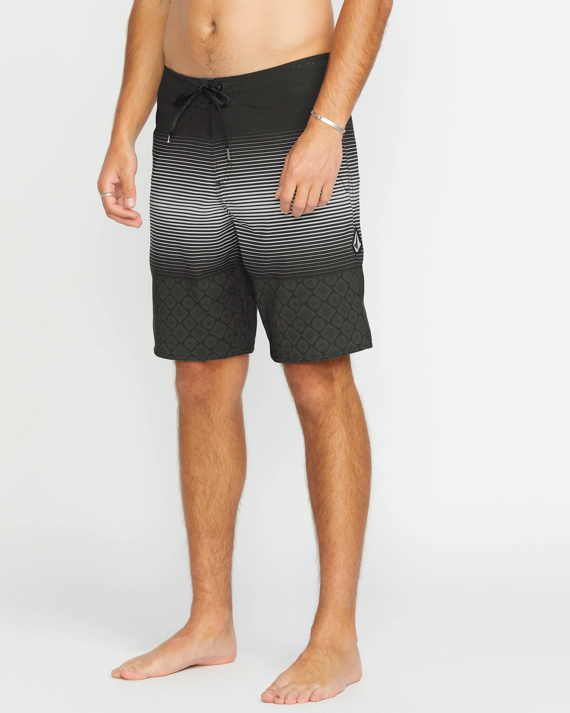 Boardshort Lido Stripe Mod 20" - BLACK - Image 5