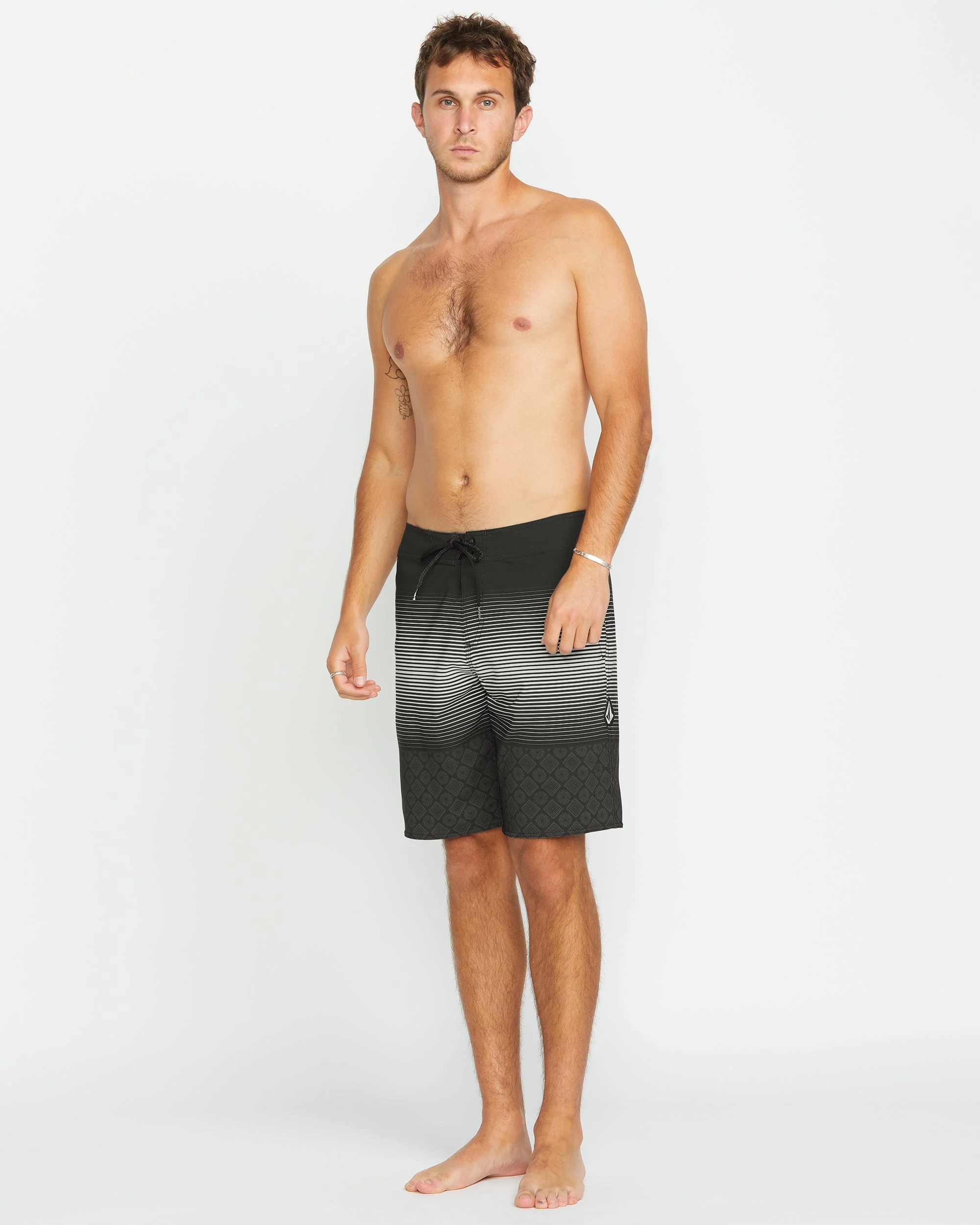 Boardshort Lido Stripe Mod 20" - BLACK - Image 7
